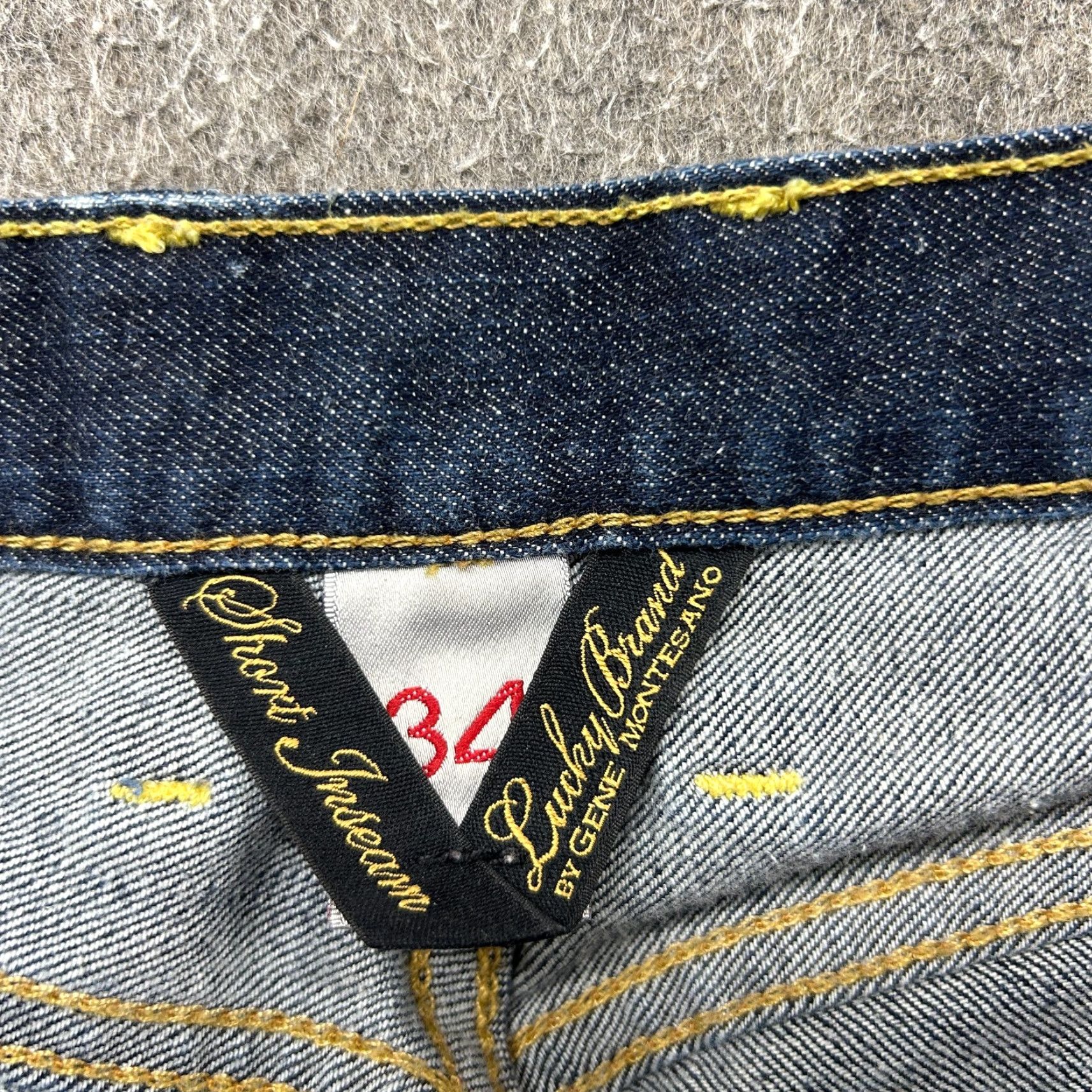 Lucky Brand VINTAGE Lucky Brand Jeans Mens 34x30 Blue Straight Classic Dark Baggy Loose Y2K Size US 34 / EU 50 - 5 Thumbnail
