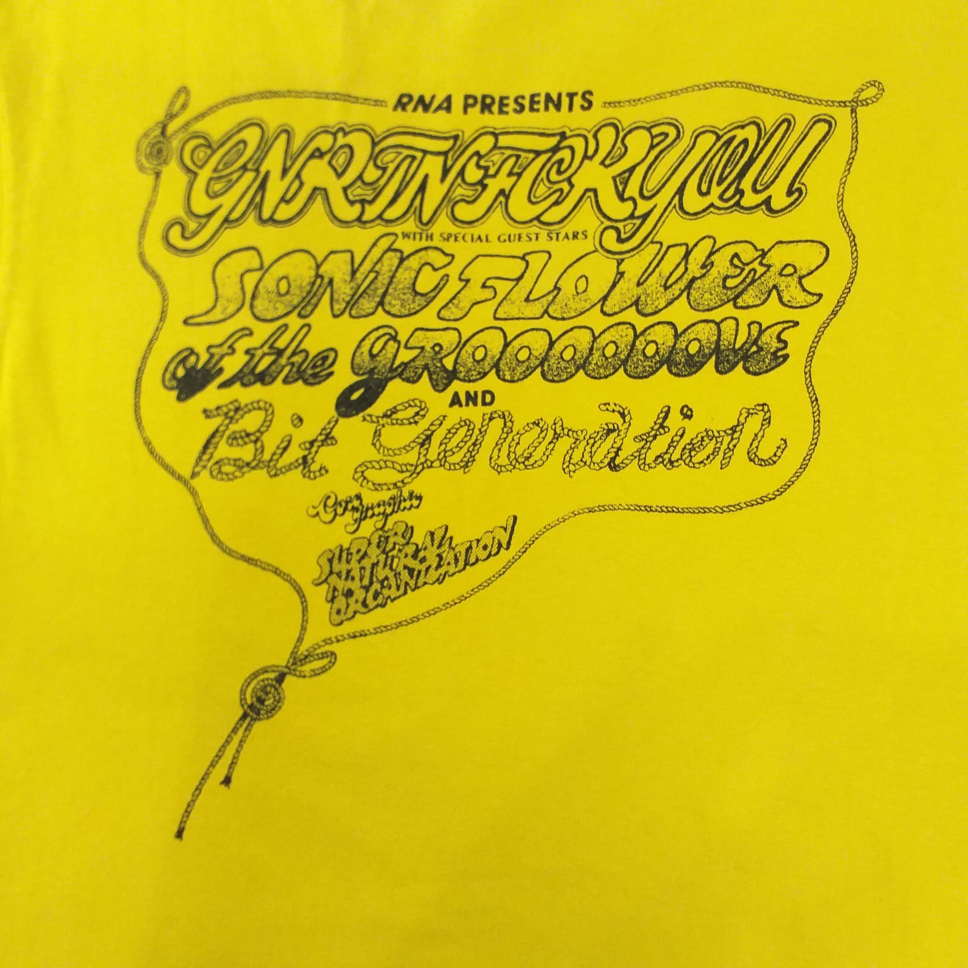 Japanese Brand Vintage RNA Sonic Flower Of The Groove Tshirt Tee -E110 Size US M / EU 48-50 / 2 - 4 Thumbnail