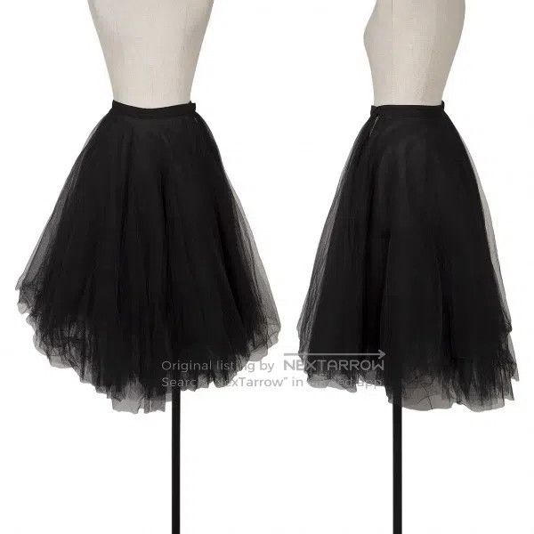 Comme des Garcons Comme Des Garcons size S Black Retro Puffy Skirt Size 22" - 1 Thumbnail