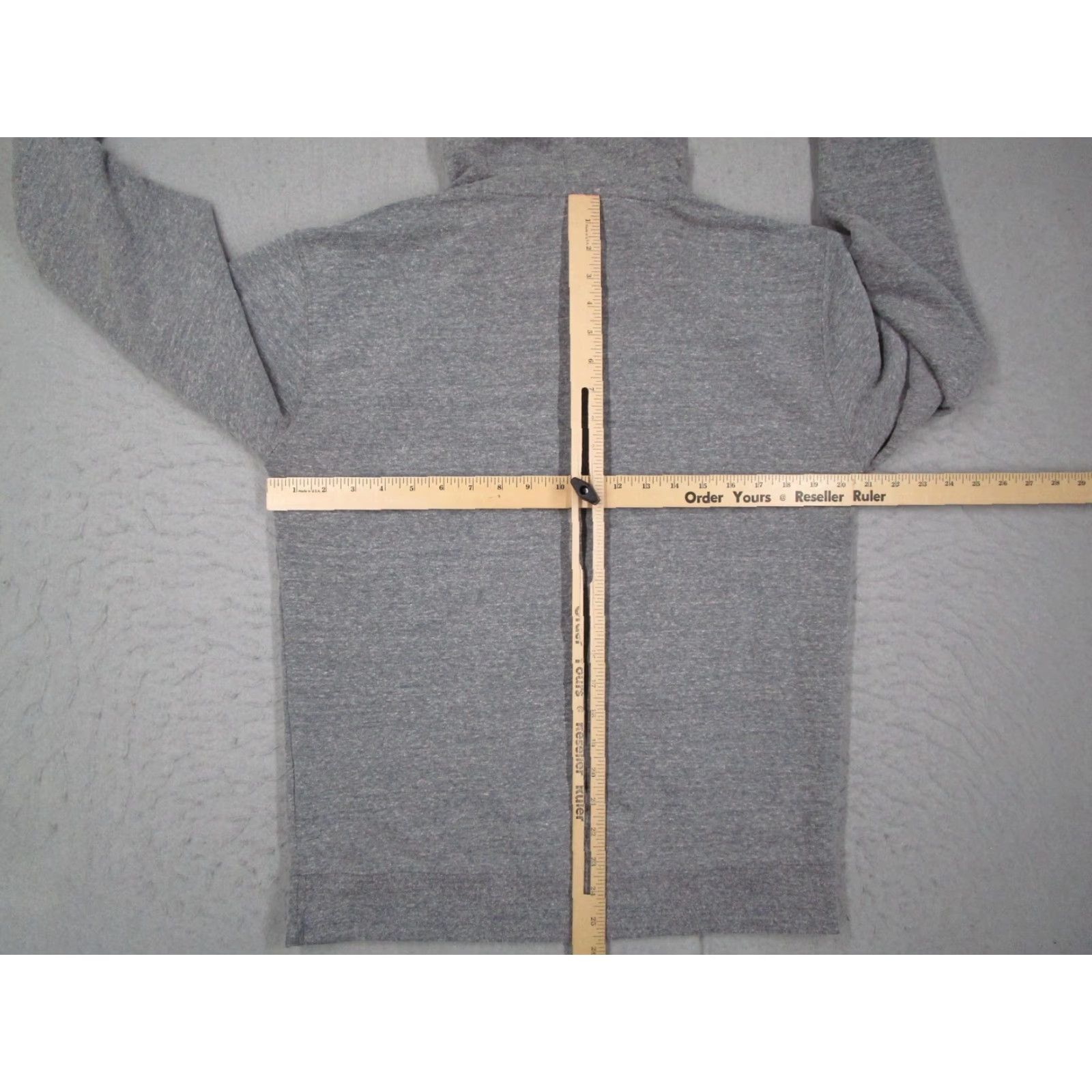 Delta Delta Fleece Hoodie Mens M Gray Monterey Beach Surf Graphic Pullover Hooded Pockets 80s 90s Beach Size US M / EU 48-50 / 2 - 5 Thumbnail