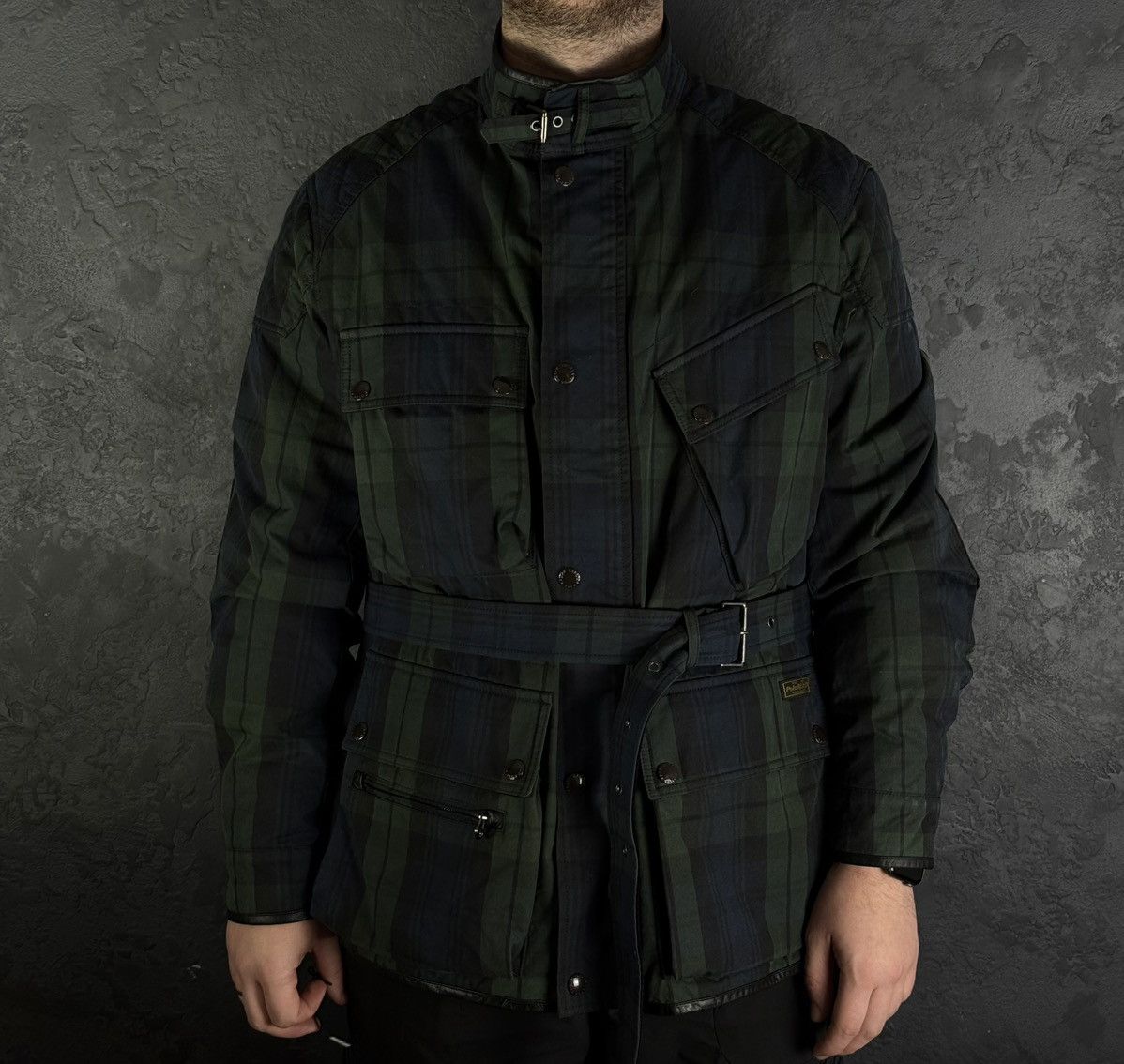 Polo Ralph Lauren Vintage Polo Ralph Lauren Mens Waxed Belted Motorcycl Jacket Size US XL / EU 56 / 4 - 2 Thumbnail