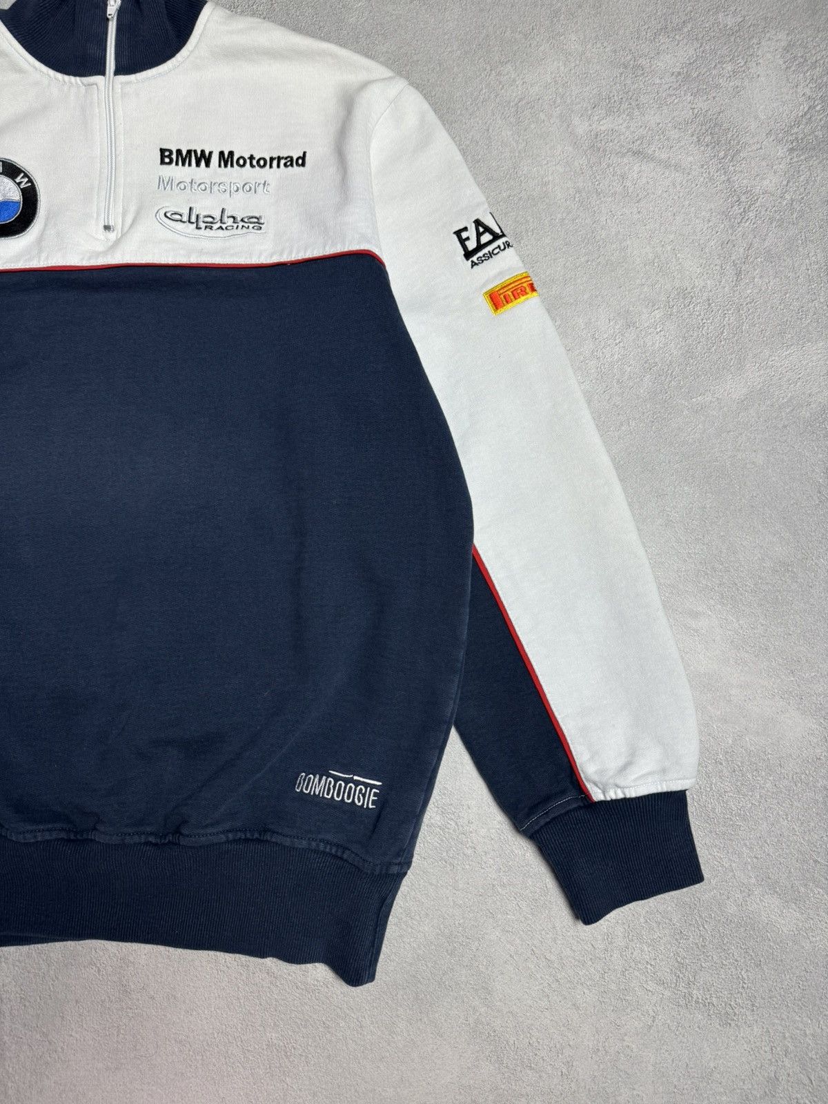 BMW BMW Motorrad Cotton 1/4 Zip Racing Sweatshirt Big Logo Size US L / EU 52-54 / 3 - 8 Thumbnail