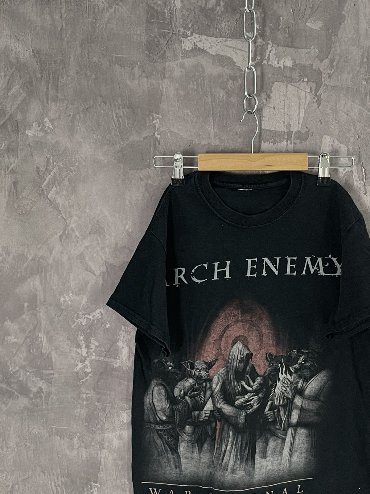 Band Tees × Vintage Vintage Arch Enemy Punk Rock Y2K T-Shirt Size US S / EU 44-46 / 1 - 3 Thumbnail