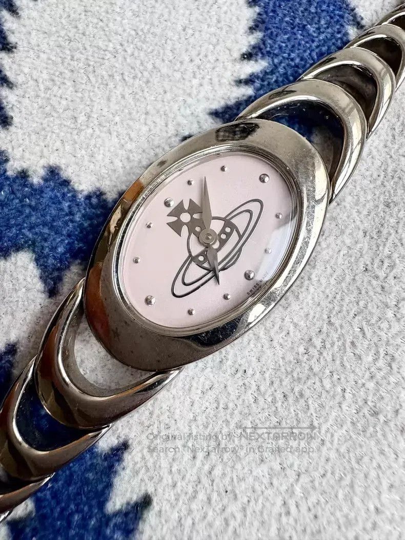 Vivienne Westwood Vivienne Westwood Pink Saturn Armor Watch Size ONE SIZE - 2 Thumbnail
