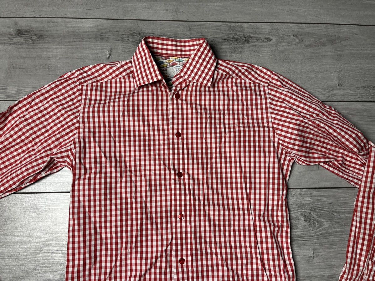 Eton Eton classic shirt nova check size Small slim Size US S / EU 44-46 / 1 - 3 Thumbnail