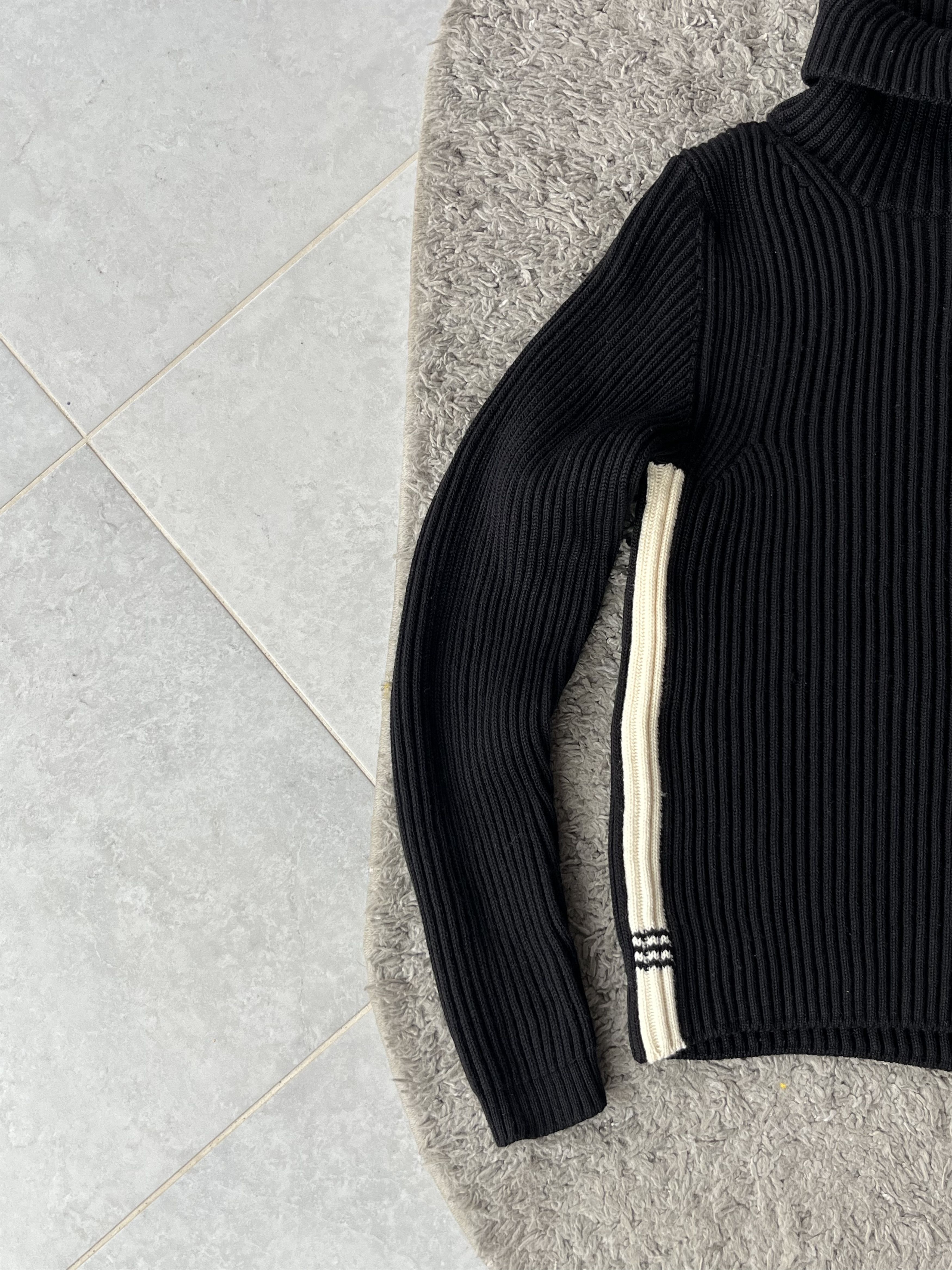 Stone Island STONE ISLAND Vintage Elastic Sweater 100% Wool MADE IN ITALY Size US S / EU 44-46 / 1 - 3 Thumbnail