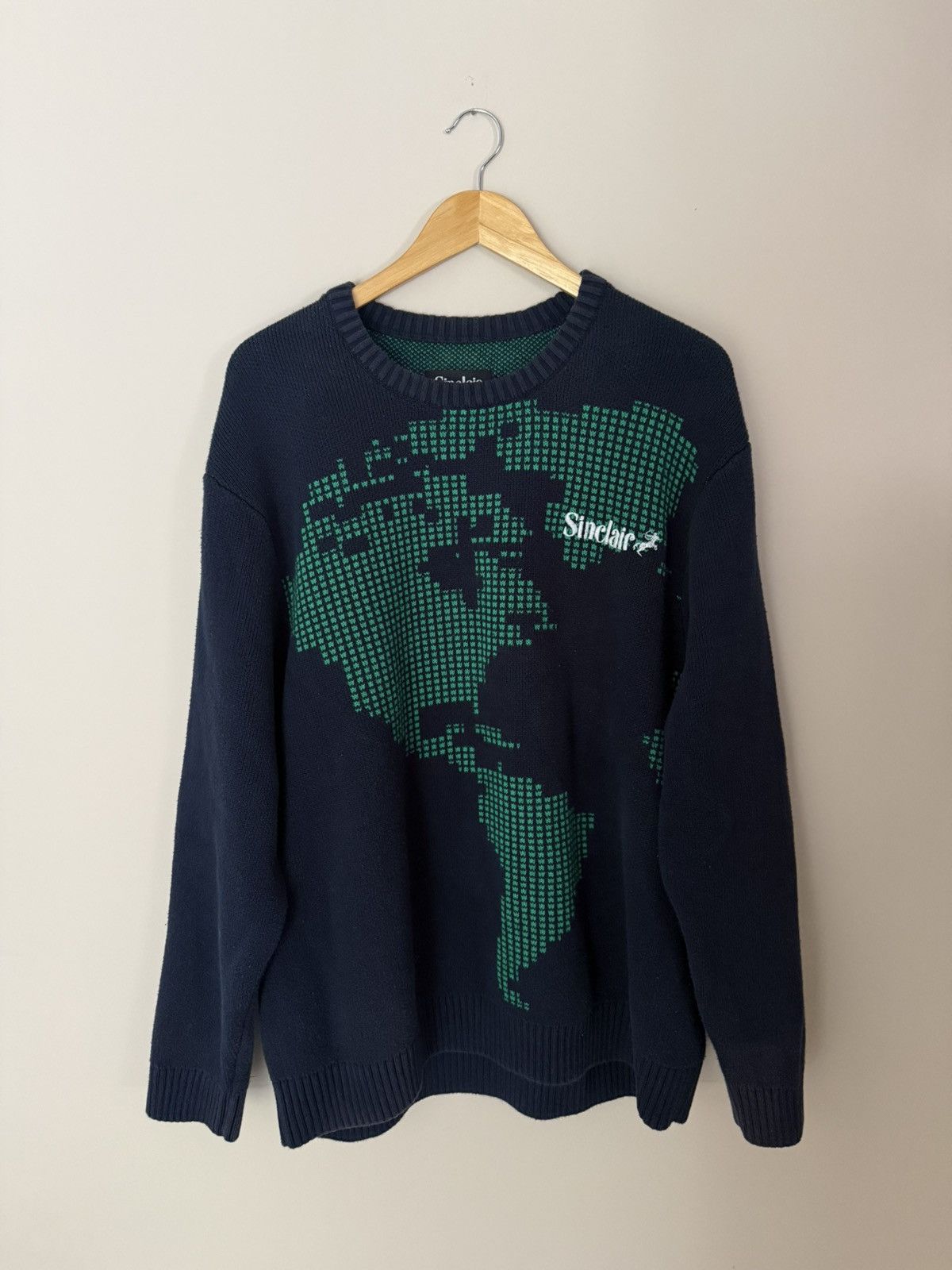 Sinclair Global Sinclair intarsia knit sweater XL Size US XL / EU 56 / 4 - 1 Thumbnail