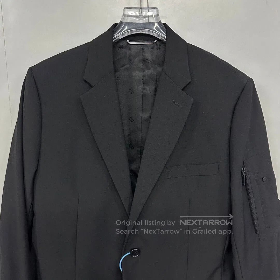 Dior black saddle pocket blazer jacket. Size US L / EU 52-54 / 3 - 2 Thumbnail