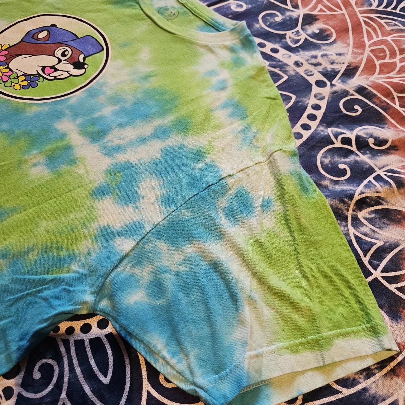 Designer Men's Blue and Green Tshirt Size US XL / EU 56 / 4 - 6 Thumbnail