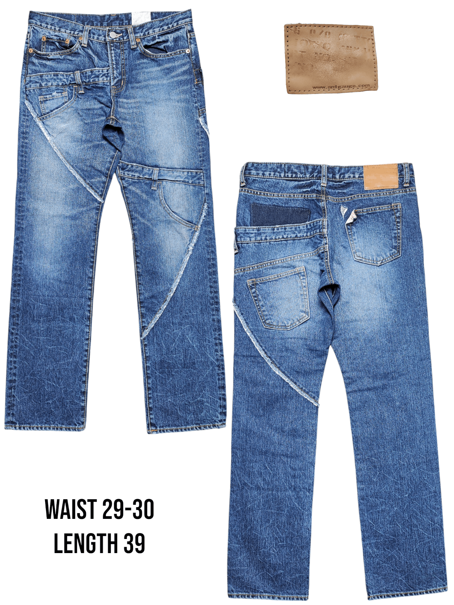 Japanese Brand Distress Jeans by Antgauge Japan Size US 30 / EU 46 - 1 Thumbnail