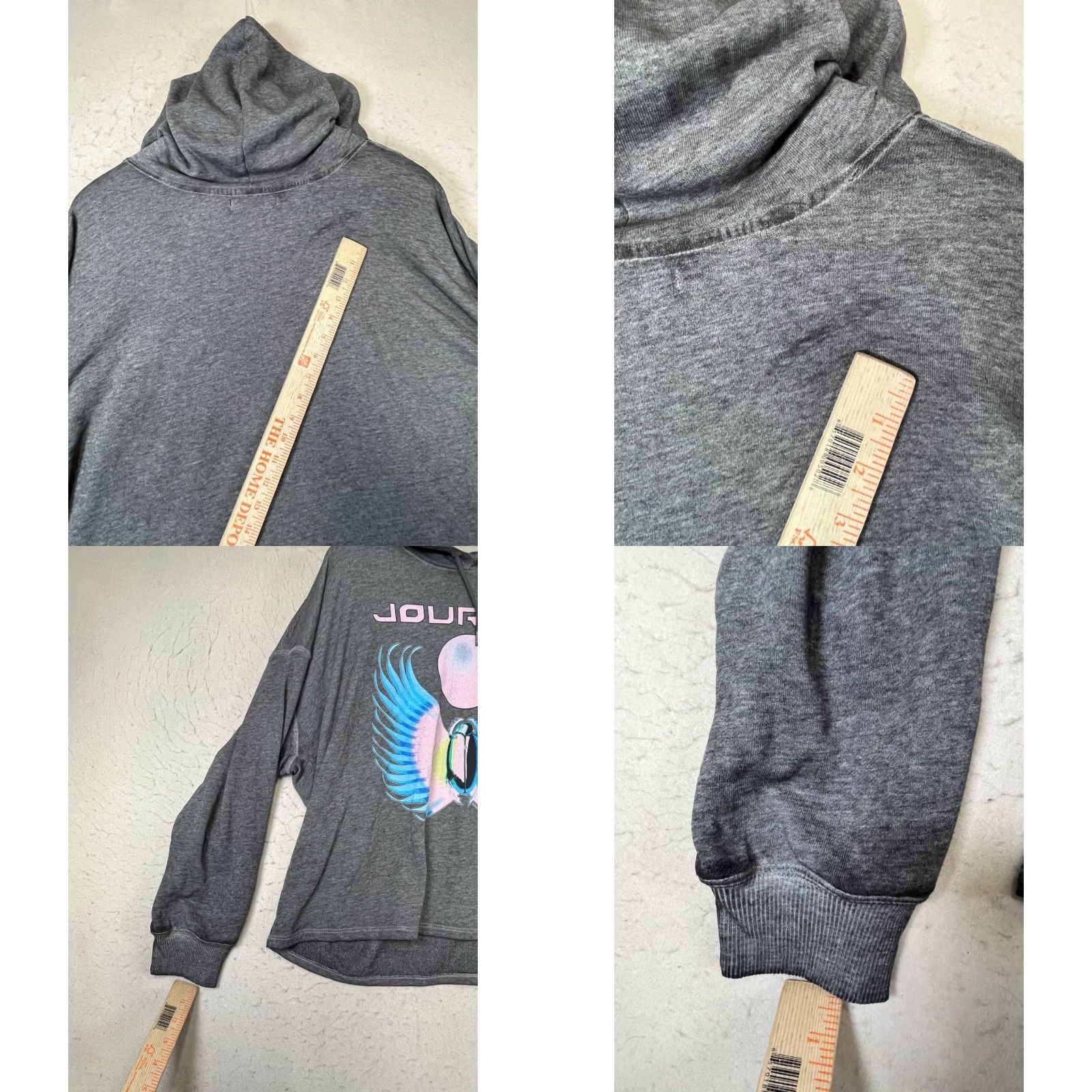 Vintage Grays Sweatshirt Women 4 Gray Cropped Long Sleeve Crew Neck Cotton Blend Knit All Seasons Hoodie Price? Size S / US 4 / IT 40 - 8 Thumbnail