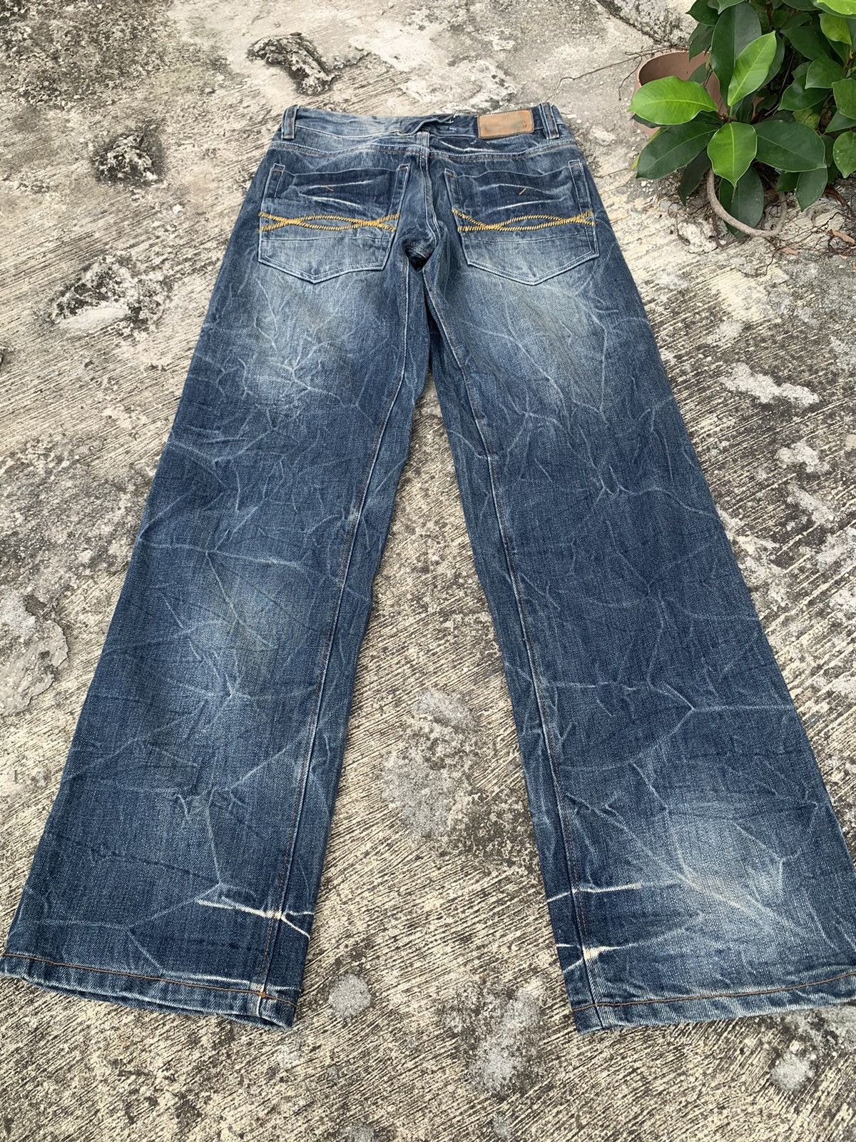 If Six Was Nine × Indian Motorcycle × Le Grande Bleu (L.G.B.) Indian motercycles jeans Size 27" / US 4 / IT 40 - 16 Thumbnail