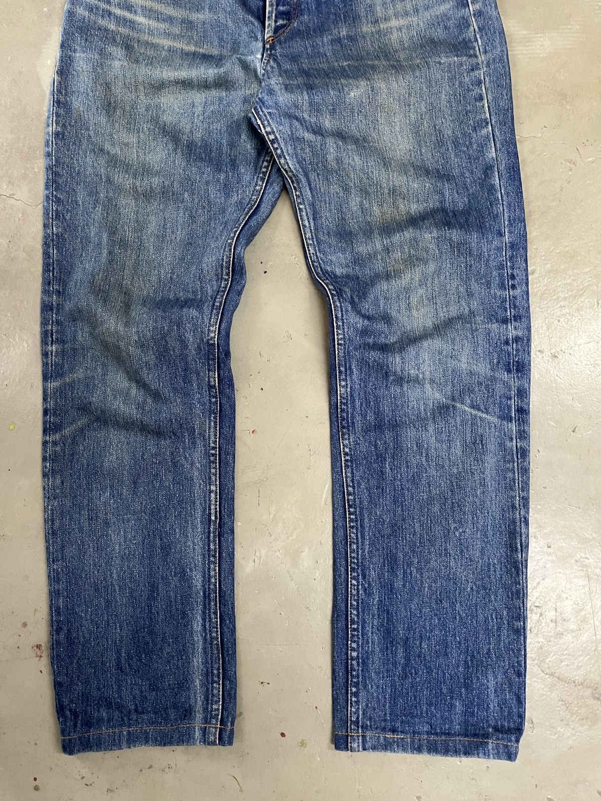A.P.C. A.P.C Raw Denim Honeycomb Contrast Faded Straight Fit jeans Size US 32 / EU 48 - 2 Thumbnail