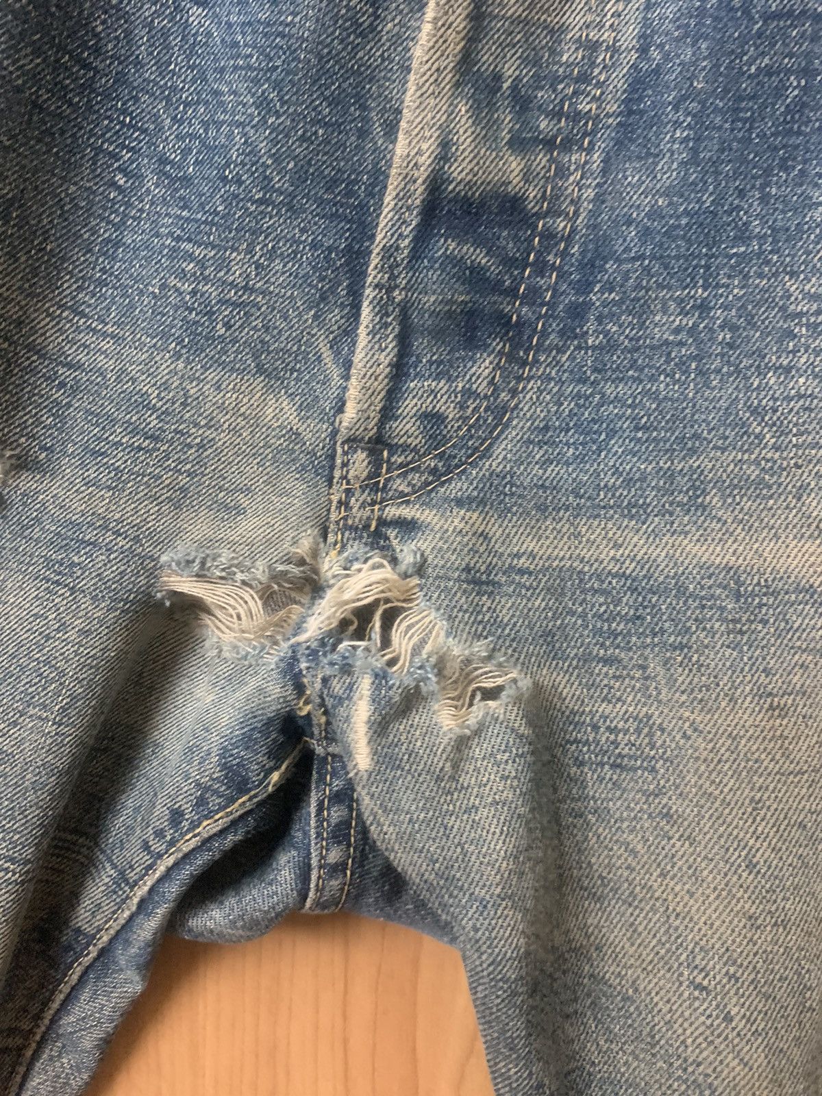 Japanese Brand Distress Japanese denim Size US 36 / EU 52 - 4 Thumbnail