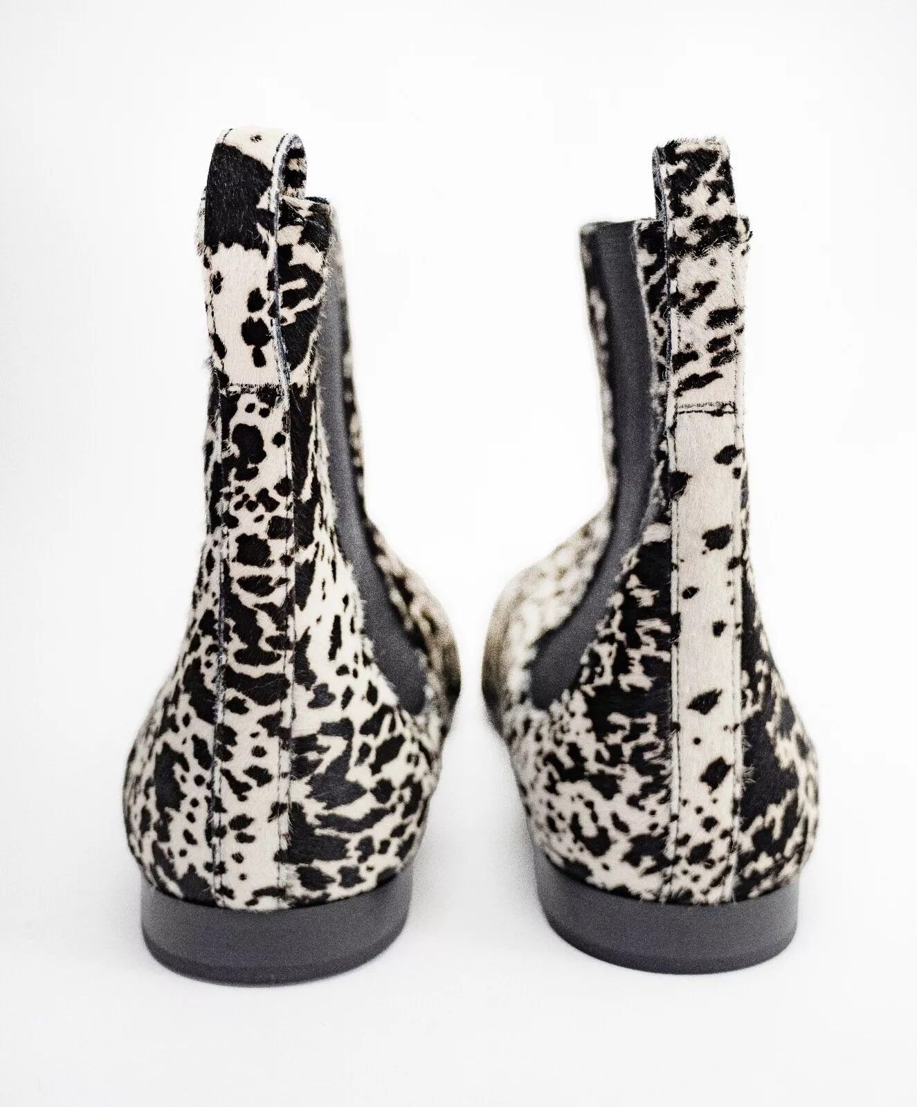 Burberry Burberry Prorsum Ponyhair Leather Black Animal Dress Boots Size US 7 / EU 40 - 5 Thumbnail