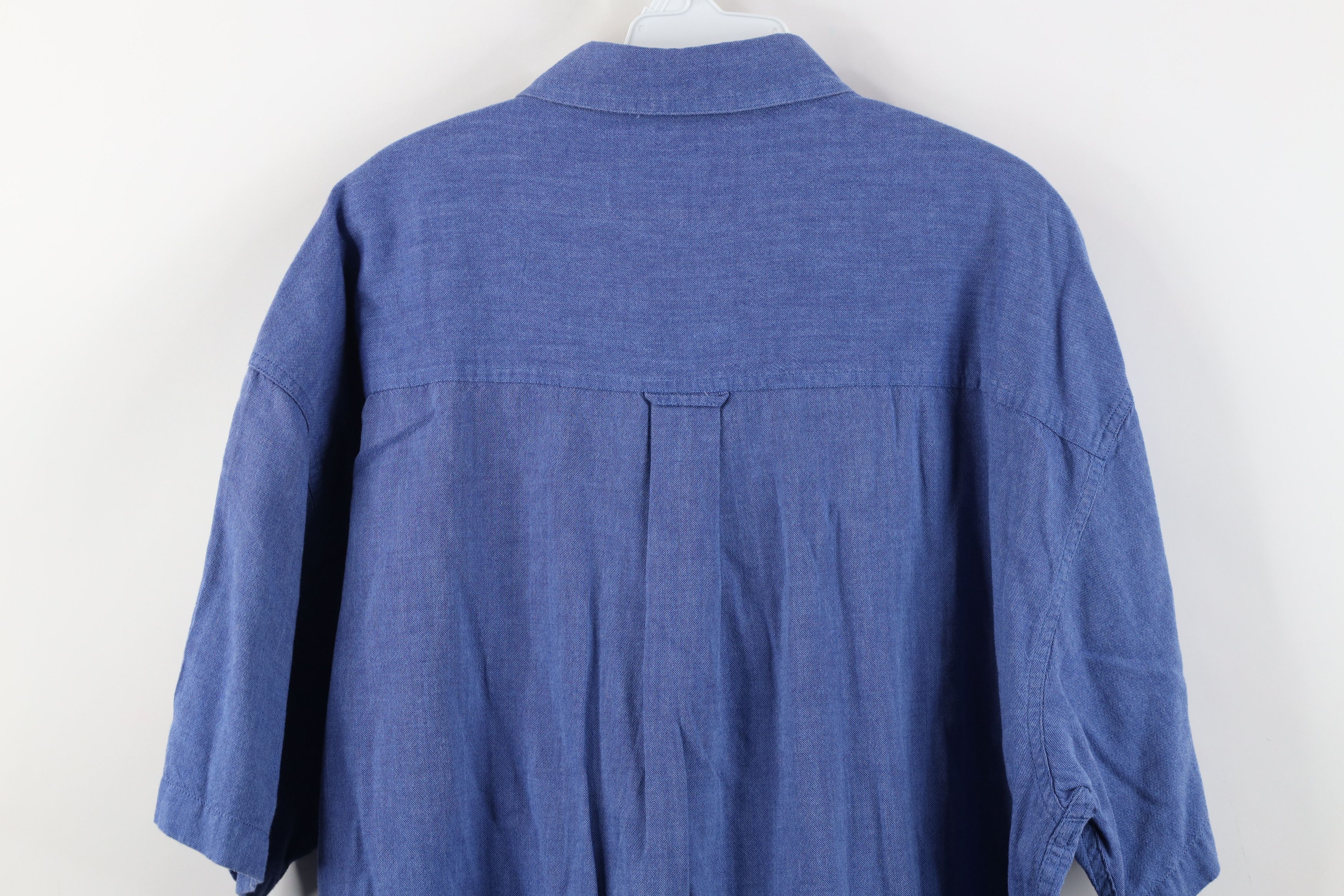 Ralph Lauren Vintage 90s Chaps Ralph Lauren Short Sleeve Button Shirt Size US XL / EU 56 / 4 - 11 Thumbnail