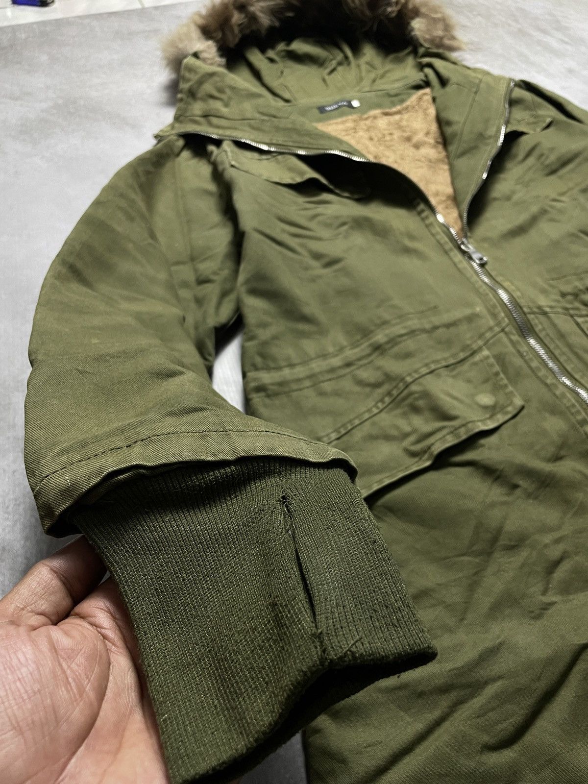 If Six Was Nine 2000’s SHEYA - Apocalypse Style Fur Parka Jacket Size US L / EU 52-54 / 3 - 7 Thumbnail
