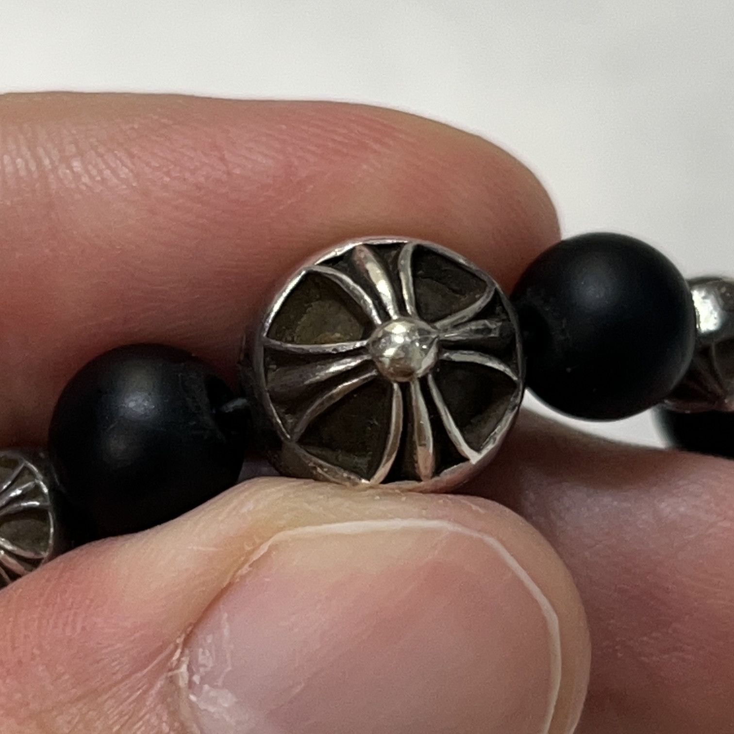 Chrome Hearts Chrome Hearts 71 BEAD Onyx Beads Bracelet 6mm Size ONE SIZE - 14 Thumbnail