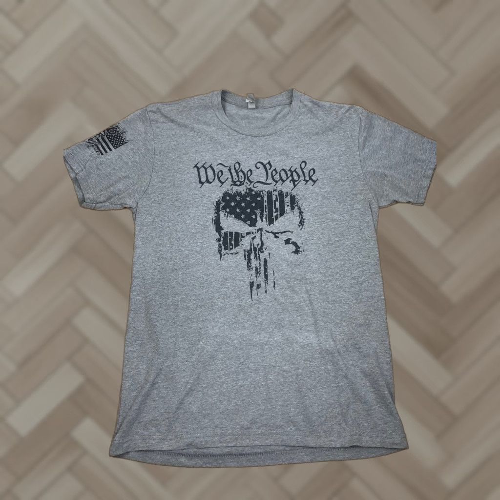 Next Level WE THE PEOPLE 2nd Amendment Gray SHORT SLEEVE T-SHIRT Sz. Medium #2576 Size US M / EU 48-50 / 2 - 1 Thumbnail