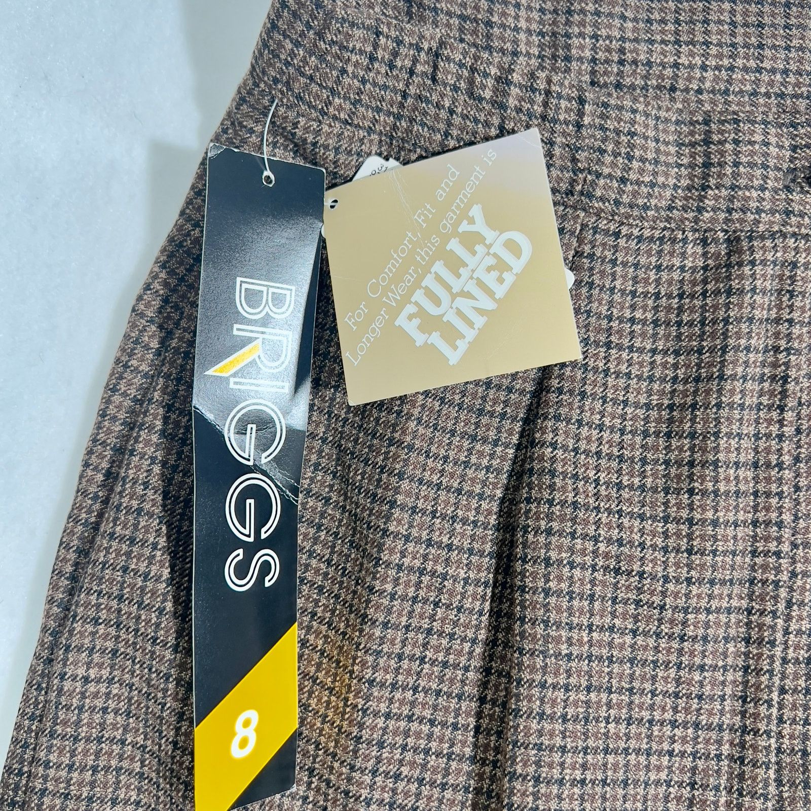 Other Briggs New York Skirt Maxi Sz 8 Brown Herringbone USA Lined Size M / US 6-8 / IT 42-44 - 9 Thumbnail