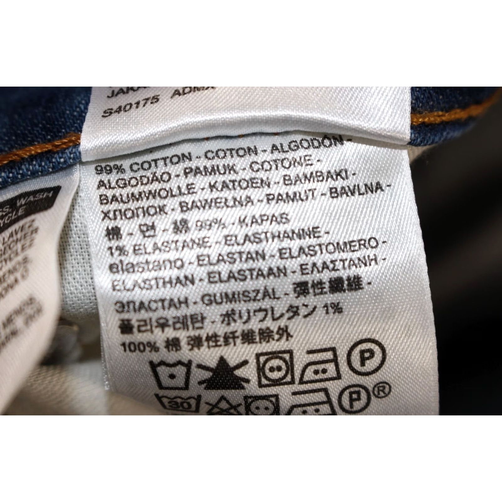 Levi's Levi's Jeans Mens 29 Blue Men 29x30 Straight Fit Stretch Medium Wash Size US 29 - 7 Thumbnail