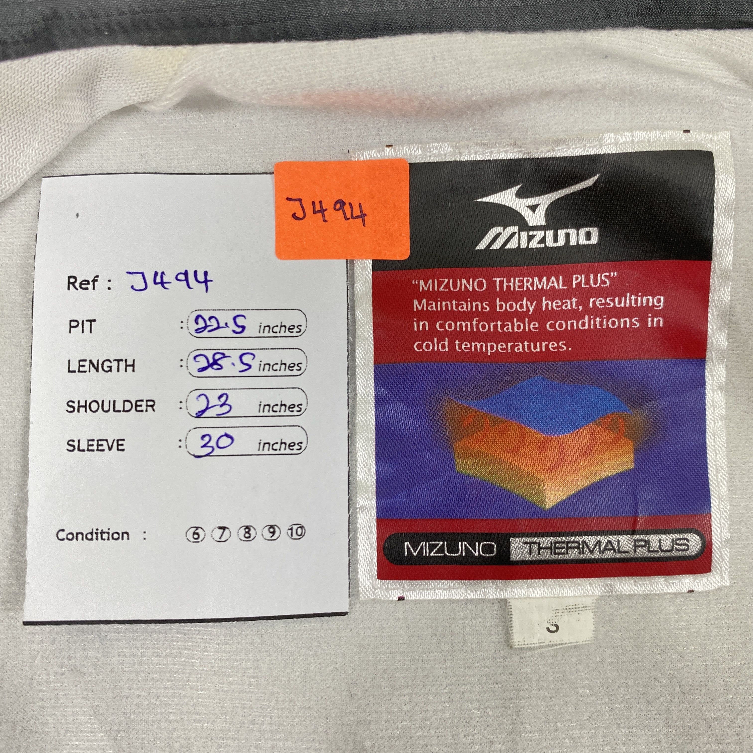 Japanese Brand Vintage Mizuno Thermal Plus Sportswear Jacket- J494 Size US M / EU 48-50 / 2 - 7 Thumbnail