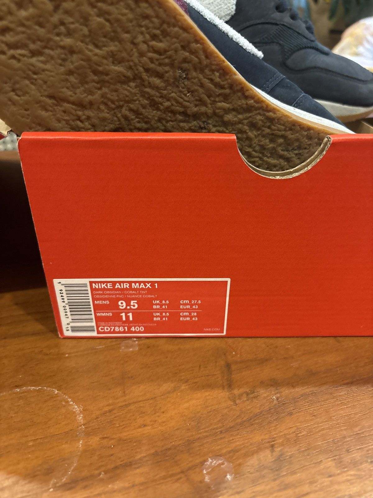 Nike Nike air max 1 dark obsidian size 9.5 Size US 9.5 / EU 42-43 - 6 Thumbnail