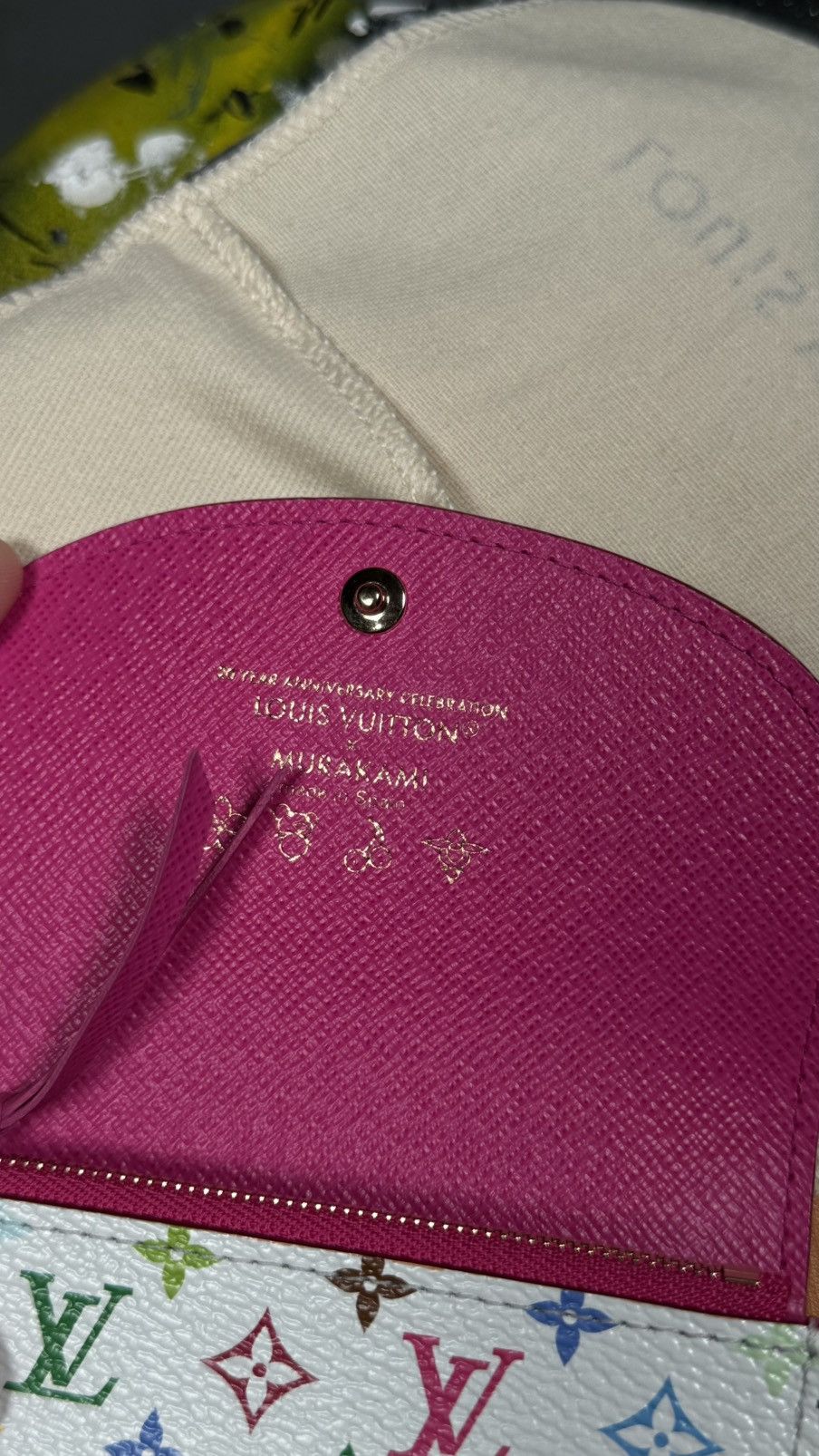 Louis Vuitton × Takashi Murakami Louis Vuitton x Takashi Murakami Rosalie Coin Purse Size ONE SIZE - 7 Thumbnail