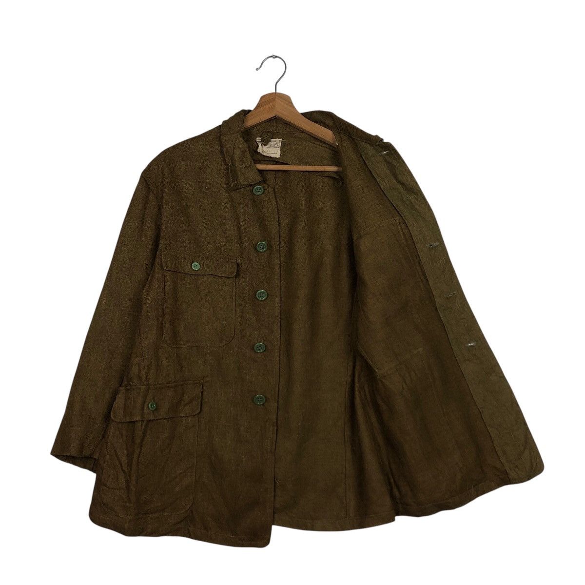 Vintage 📌Vintage Chore Military Worker Jacket Cargo Multi Pockets Size US M / EU 48-50 / 2 - 12 Thumbnail