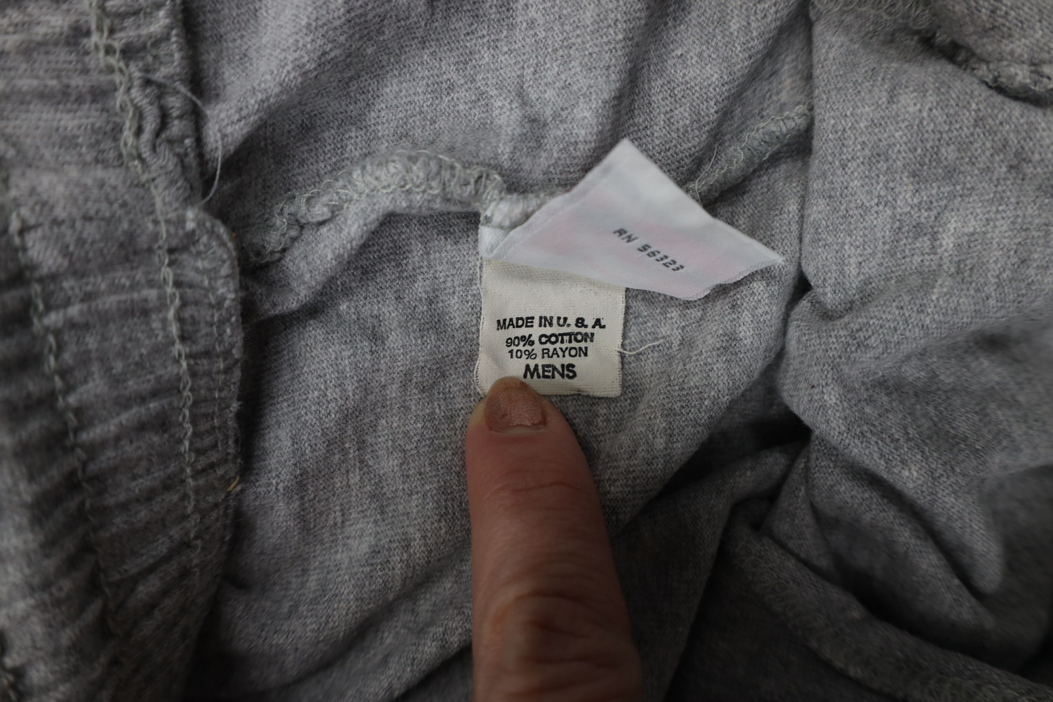 Nike × Vintage Vintage 90s Nike Box Logo Above Knee Shorts Heather Gray USA Size US 36 / EU 52 - 8 Thumbnail
