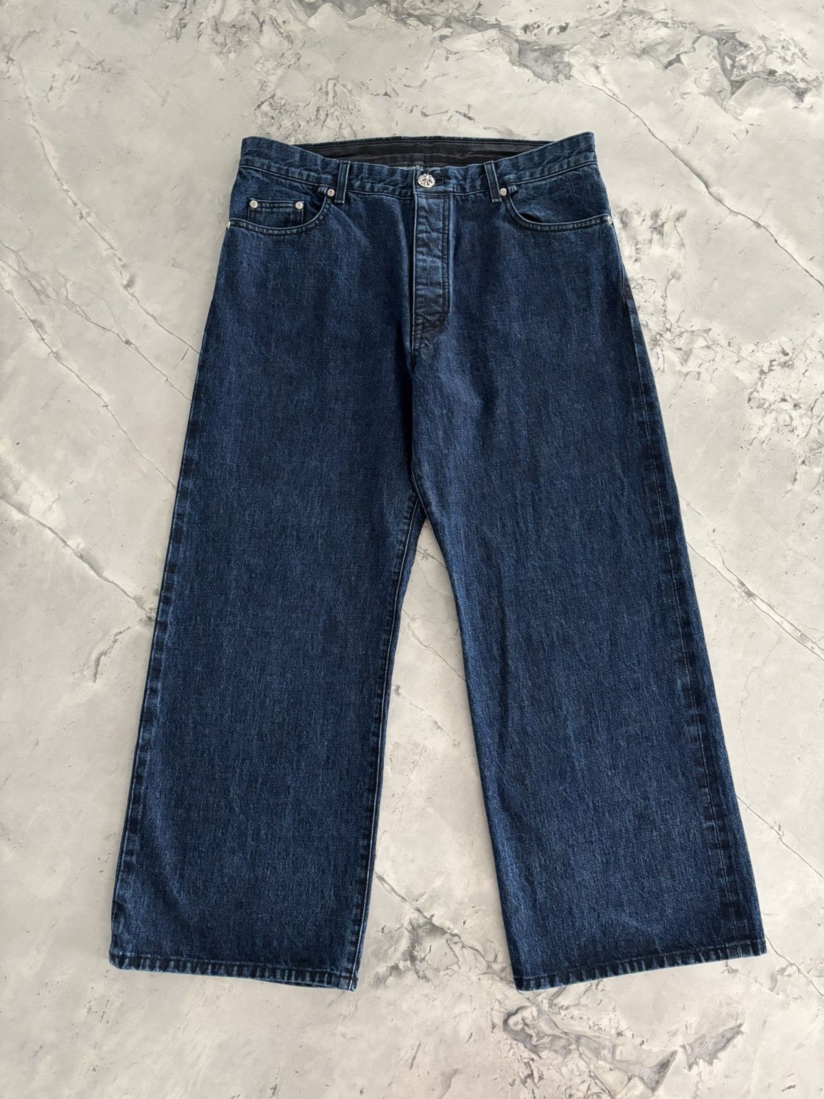 Chrome Hearts Chrome Hearts KS Cut Blue Jeans Size US 36 / EU 52 - 1 Thumbnail