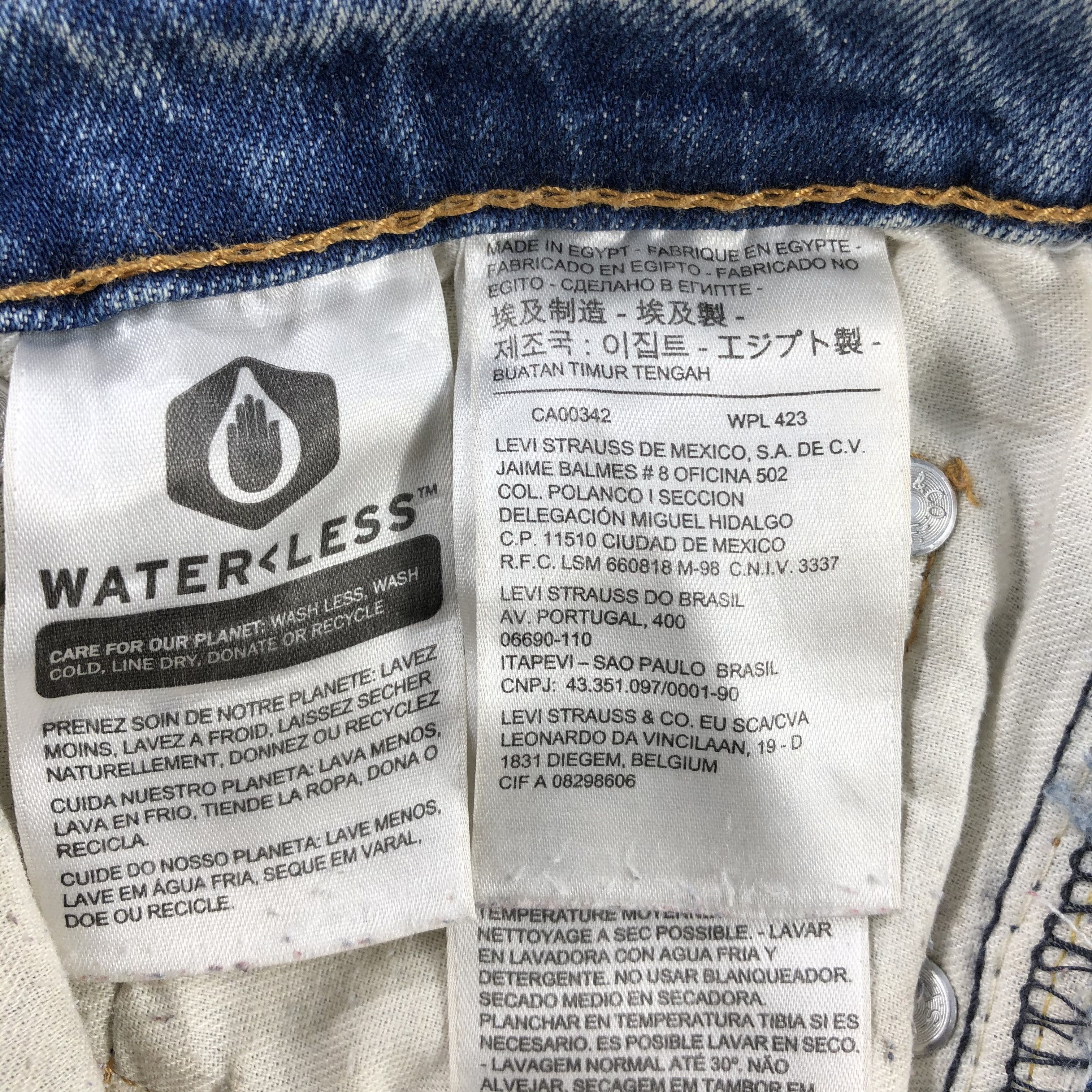 Levi's Levi's 510 Jeans Faded Blue Denim KJ839 Size US 31 - 14 Thumbnail