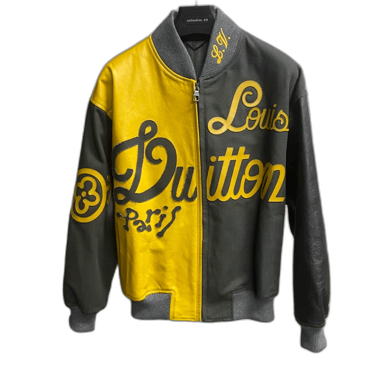 Louis Vuitton Louis Vuitton Black Yellow Baseball Jacket Size US M / EU 48-50 / 2 - 1 Thumbnail