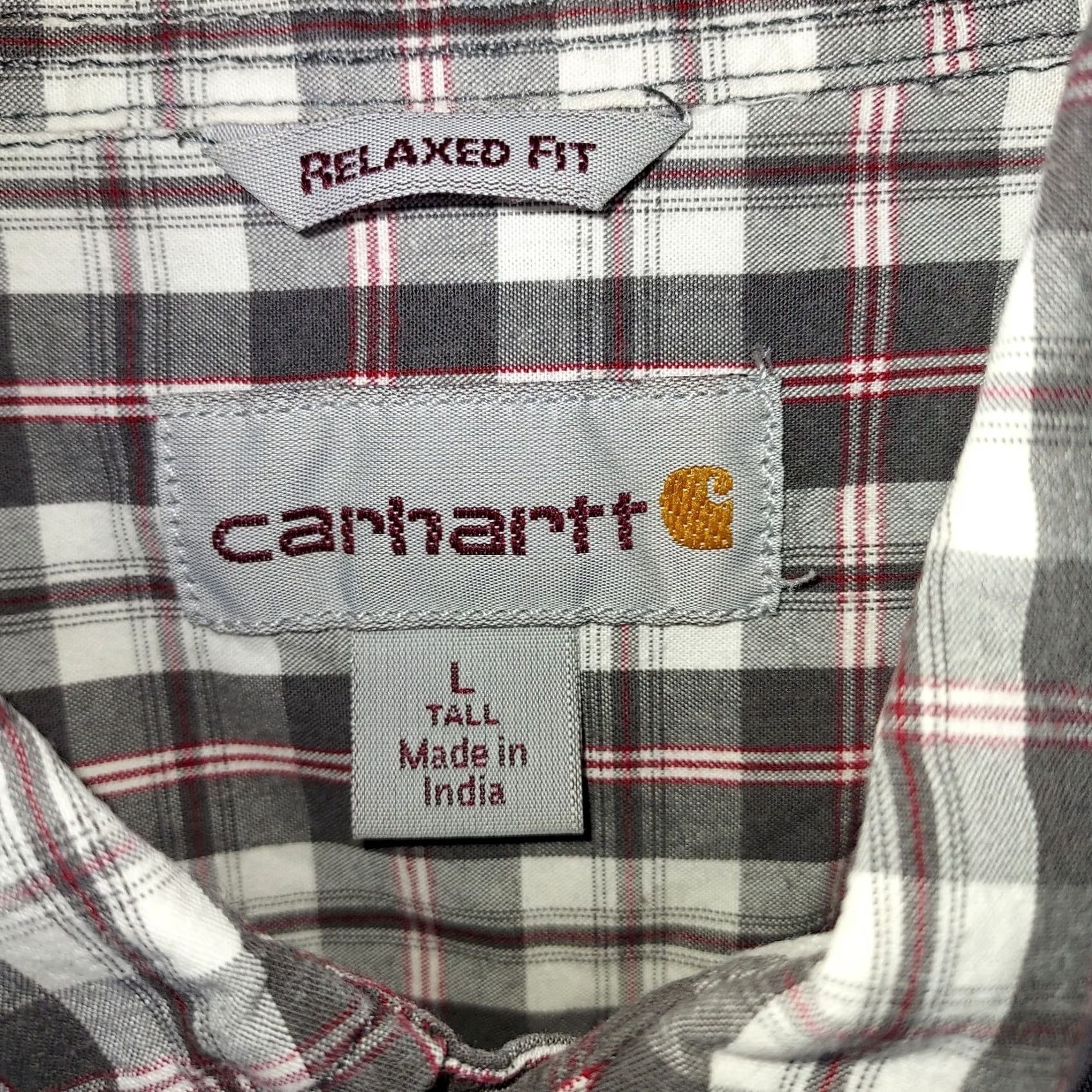 Carhartt VINTAGE? No. Carhartt Relaxed Fit Plaid Shirt LT Mens Short Sleeve Button Front Pocket Size US L / EU 52-54 / 3 - 4 Thumbnail