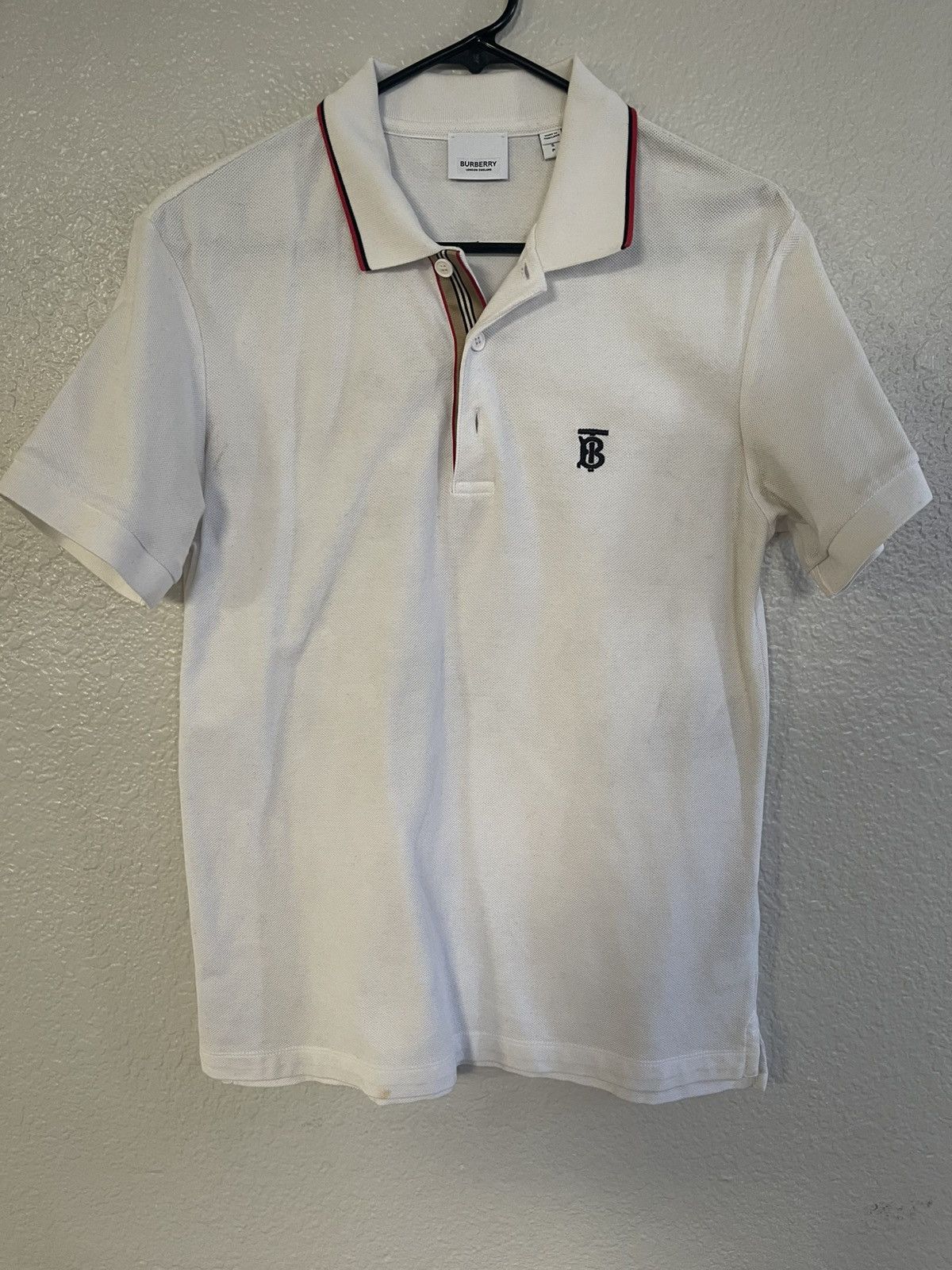 Burberry BURBERRY • Collared polo Size US S / EU 44-46 / 1 - 1 Thumbnail