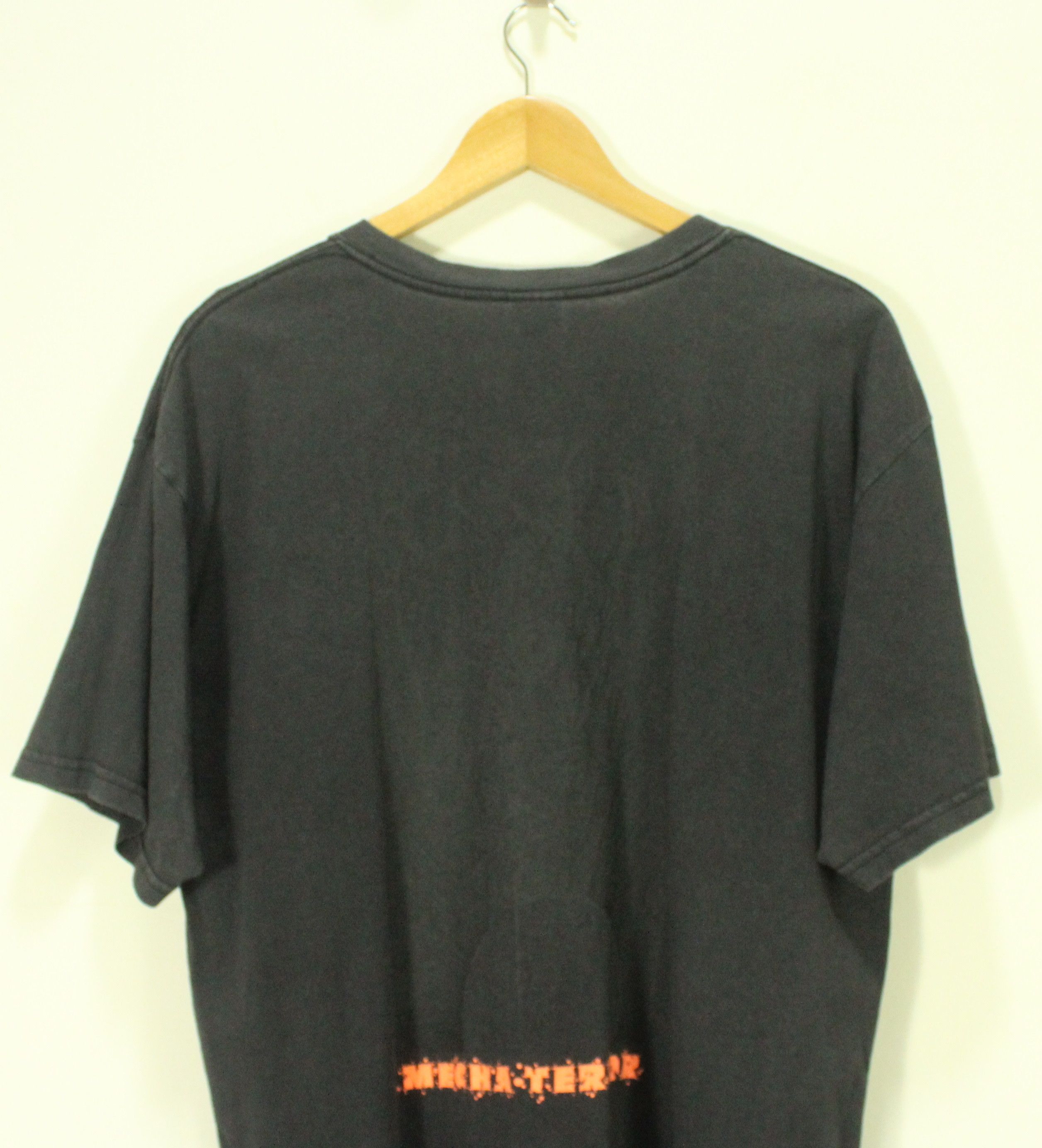 Vintage Vintage PUSHEAD MECHA TERROR T Shirt Black Motif Planet Toys Size US L / EU 52-54 / 3 - 8 Thumbnail