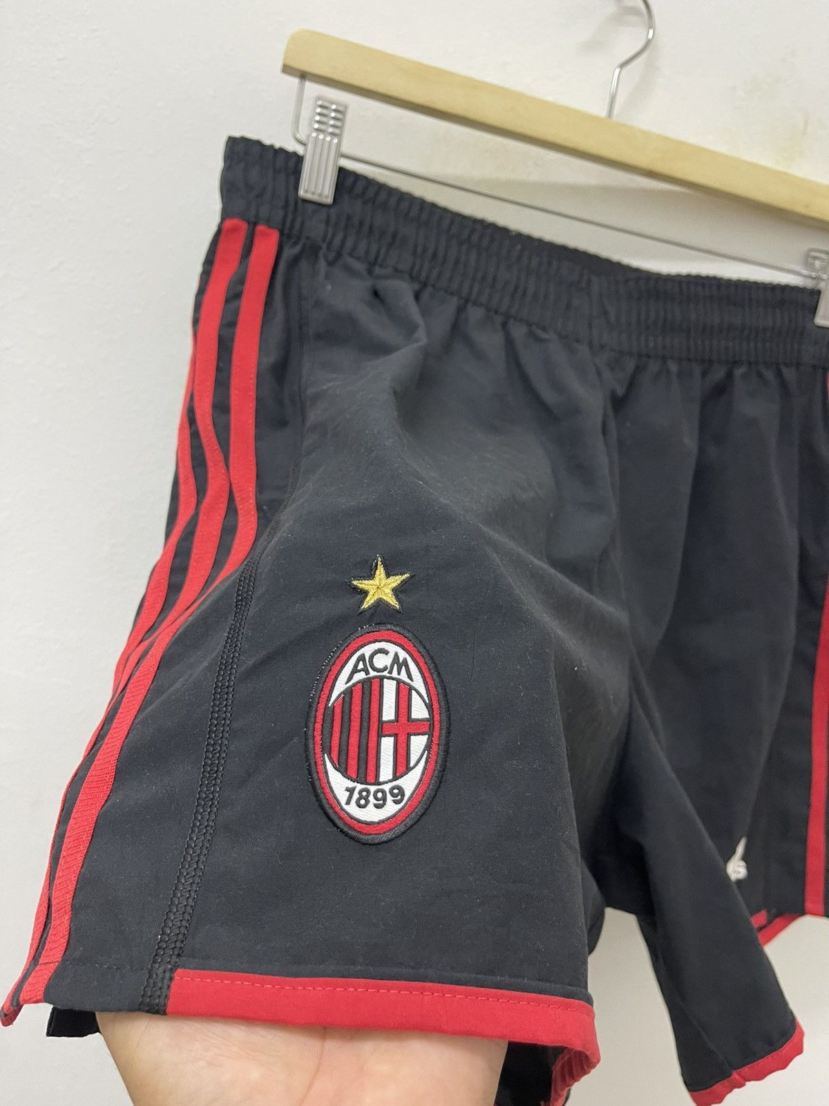 Adidas Rare Y2k Vintage ADIDAS AC Milan Climalite Size US 32 / EU 48 - 2 Thumbnail