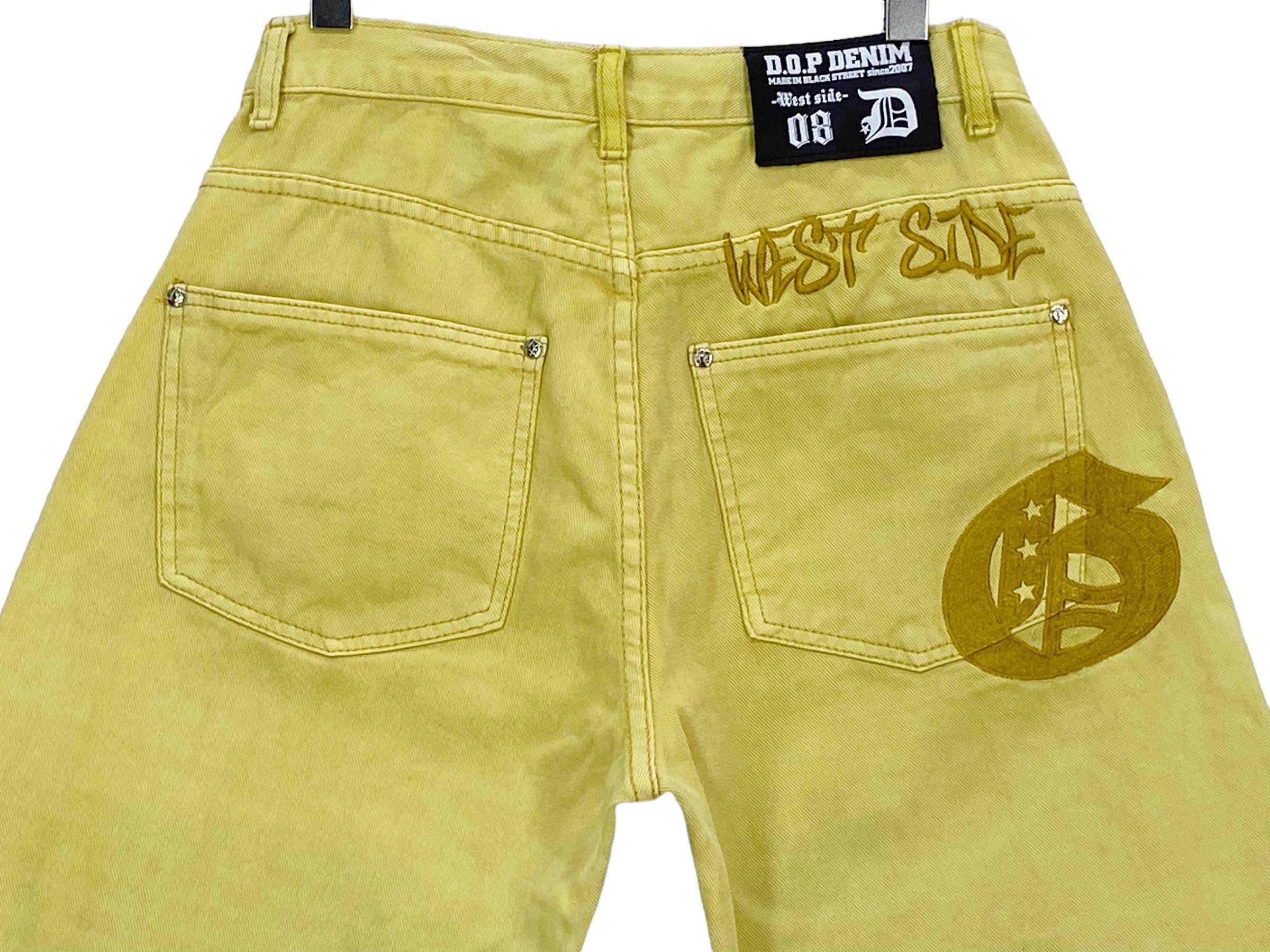 Japanese Brand Dop Denim Baggy Jeans Hip Hop Skateboard Jeans Size US 28 / EU 44 - 5 Thumbnail