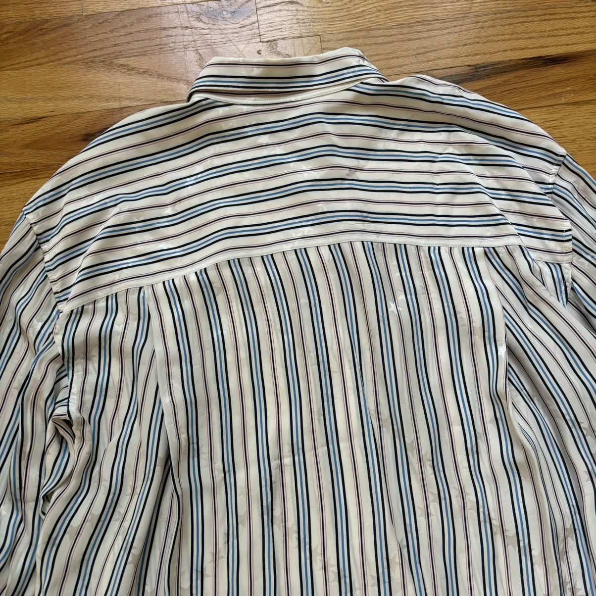 Balenciaga SS2017 Star-Embossed Striped Shirt Size US S / EU 44-46 / 1 - 7 Thumbnail