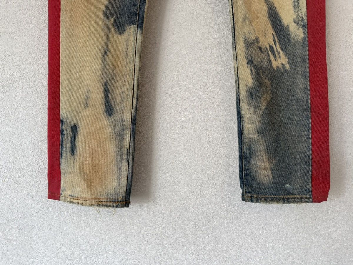 Off-White Bleached Side Stripe Jeans with Rope Belt Size US 31 - 4 Thumbnail
