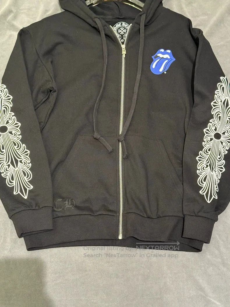Chrome Hearts Chrome Hearts Rolling Stones Hoodie- Size US M / EU 48-50 / 2 - 2 Thumbnail