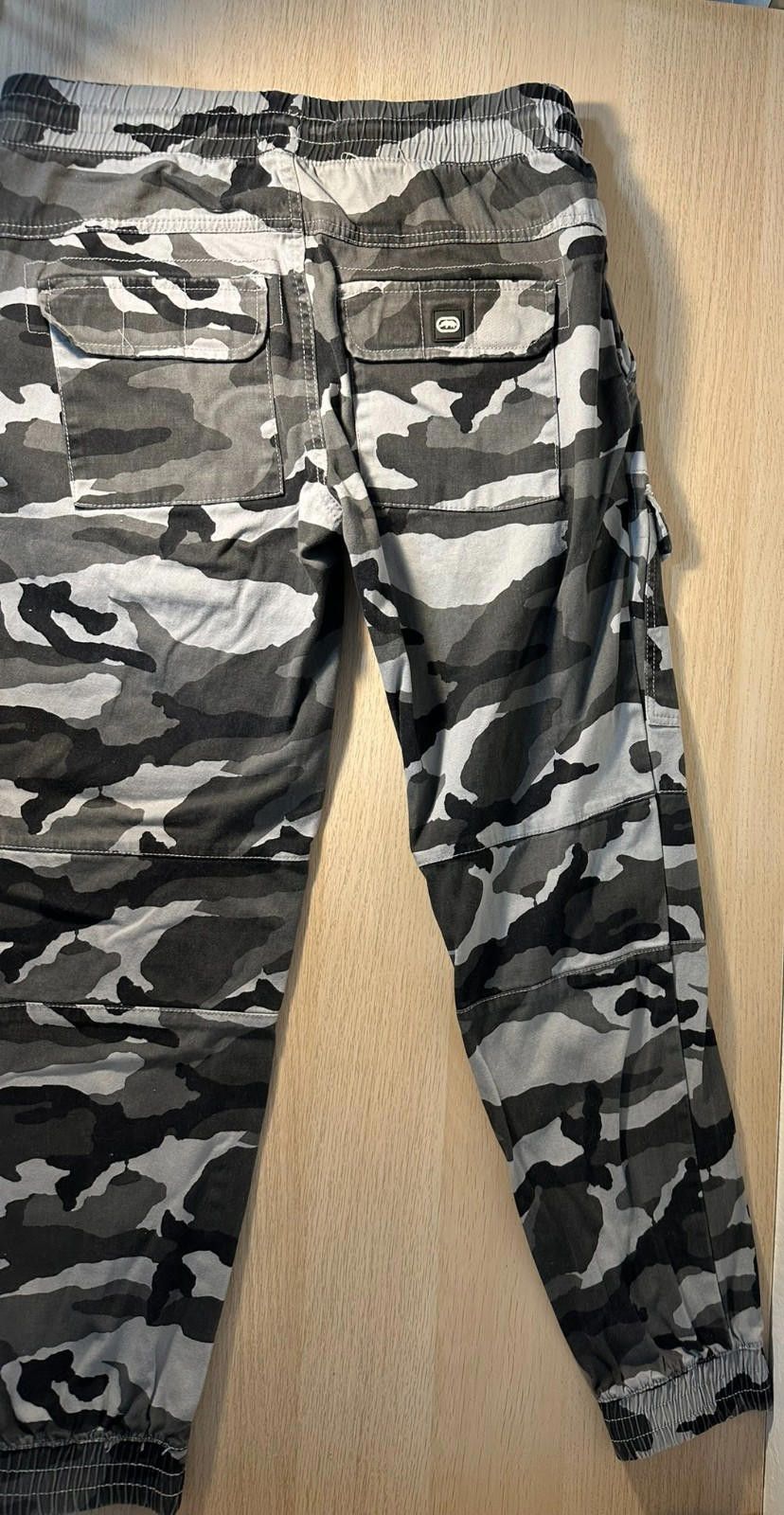 Ecko Unltd. Ecko Unltd Men’s Joggers – Medium, Black & Grey Camo Print Size US 32 / EU 48 - 2 Thumbnail