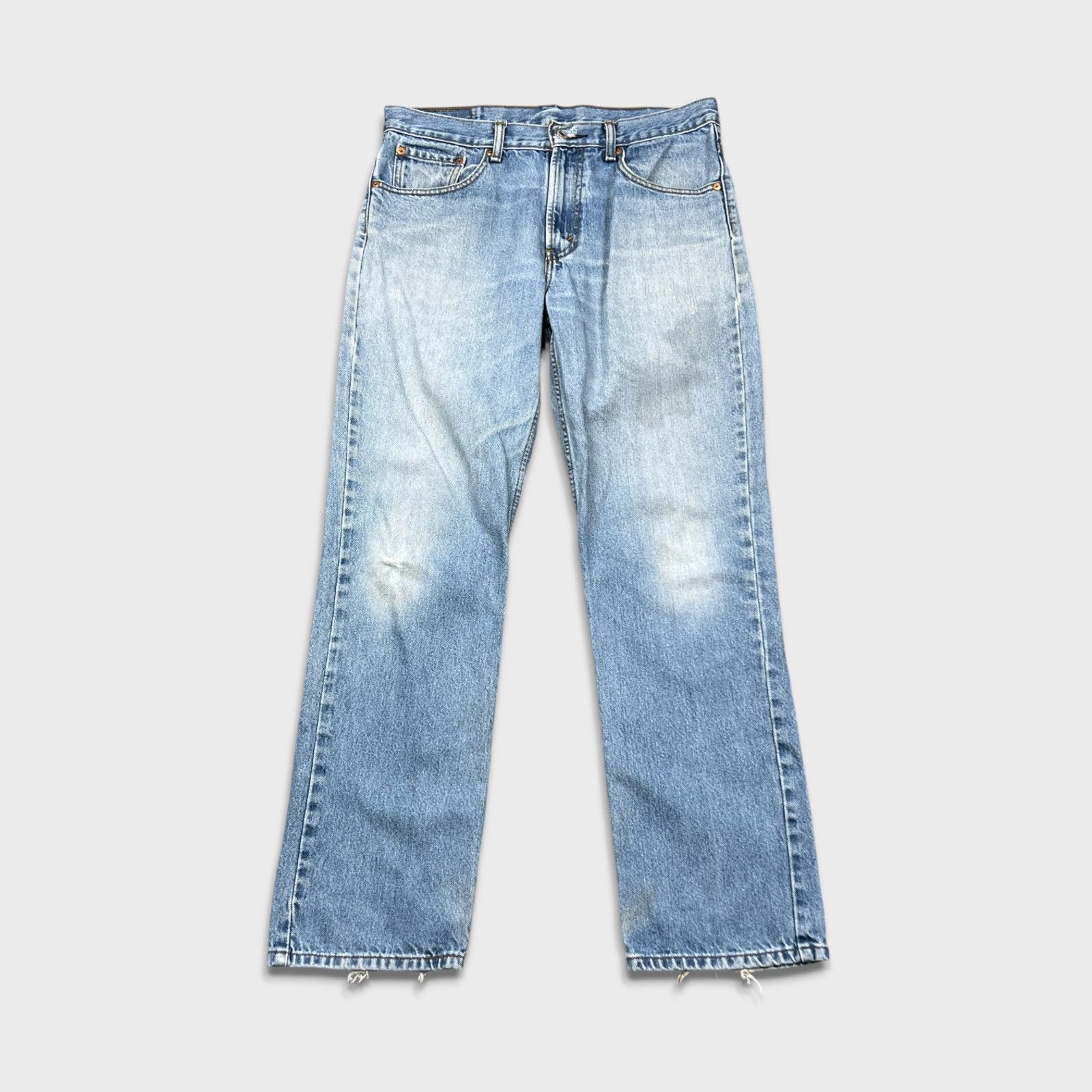 Levi's × Vintage Levi's 516 Jeans 34x32 Straight Leg Distressed Denim Pants Size US 34 / EU 50 - 1 Thumbnail