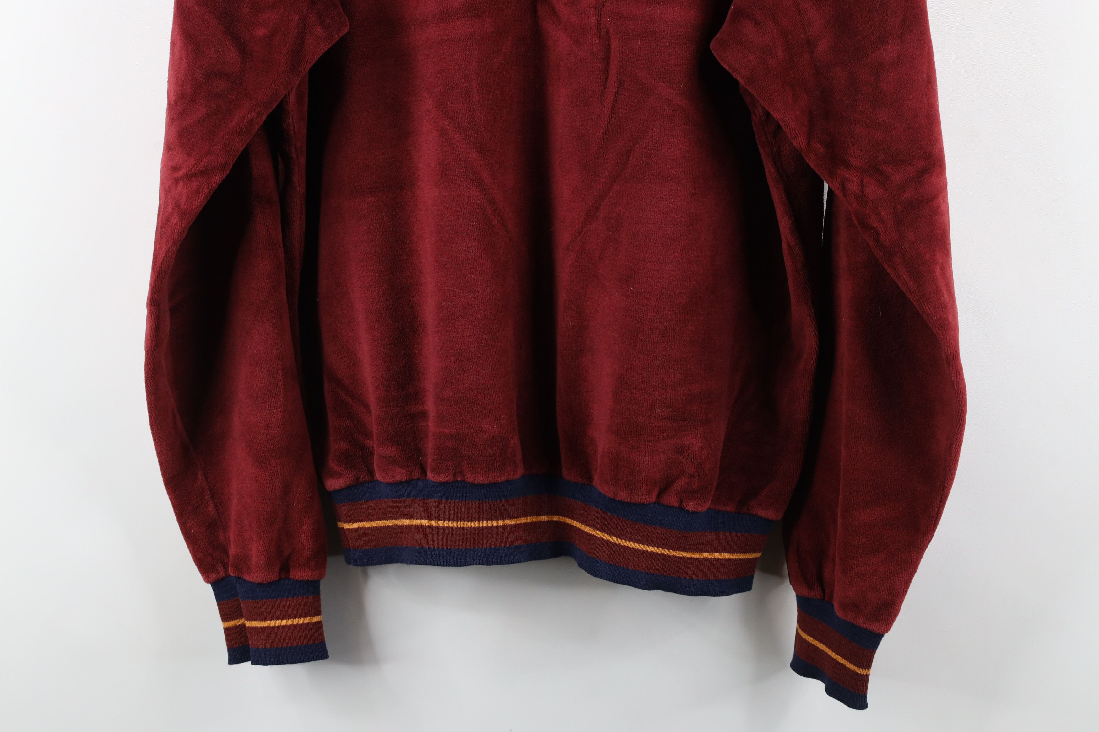 Vintage Vintage 60s 70s Streetwear Striped V-Neck Sweater USA Size US L / EU 52-54 / 3 - 8 Thumbnail