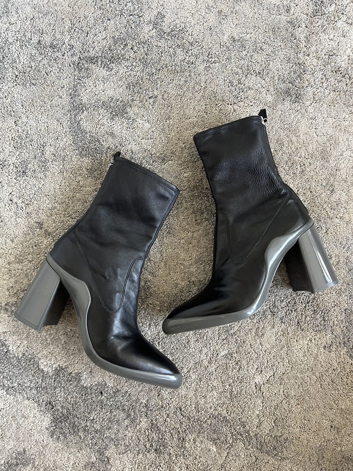 Prada Prada leather heels boots Size US 8.5 / IT 38.5 - 4 Thumbnail