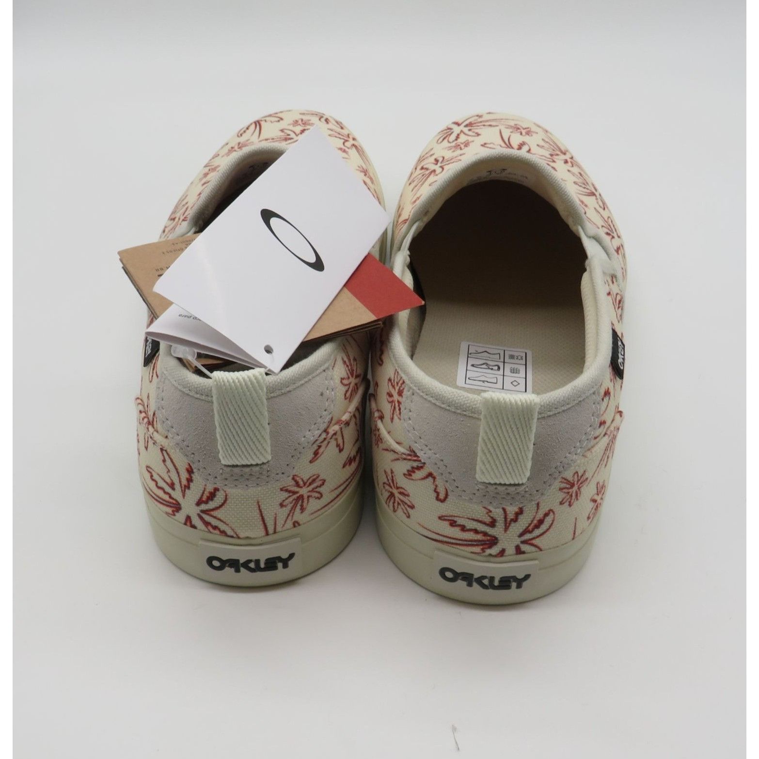 Oakley Oakley Slip-On Shoes Red Palm Tree Print Canvas Upper Casual Size US 11 / EU 44 - 3 Thumbnail