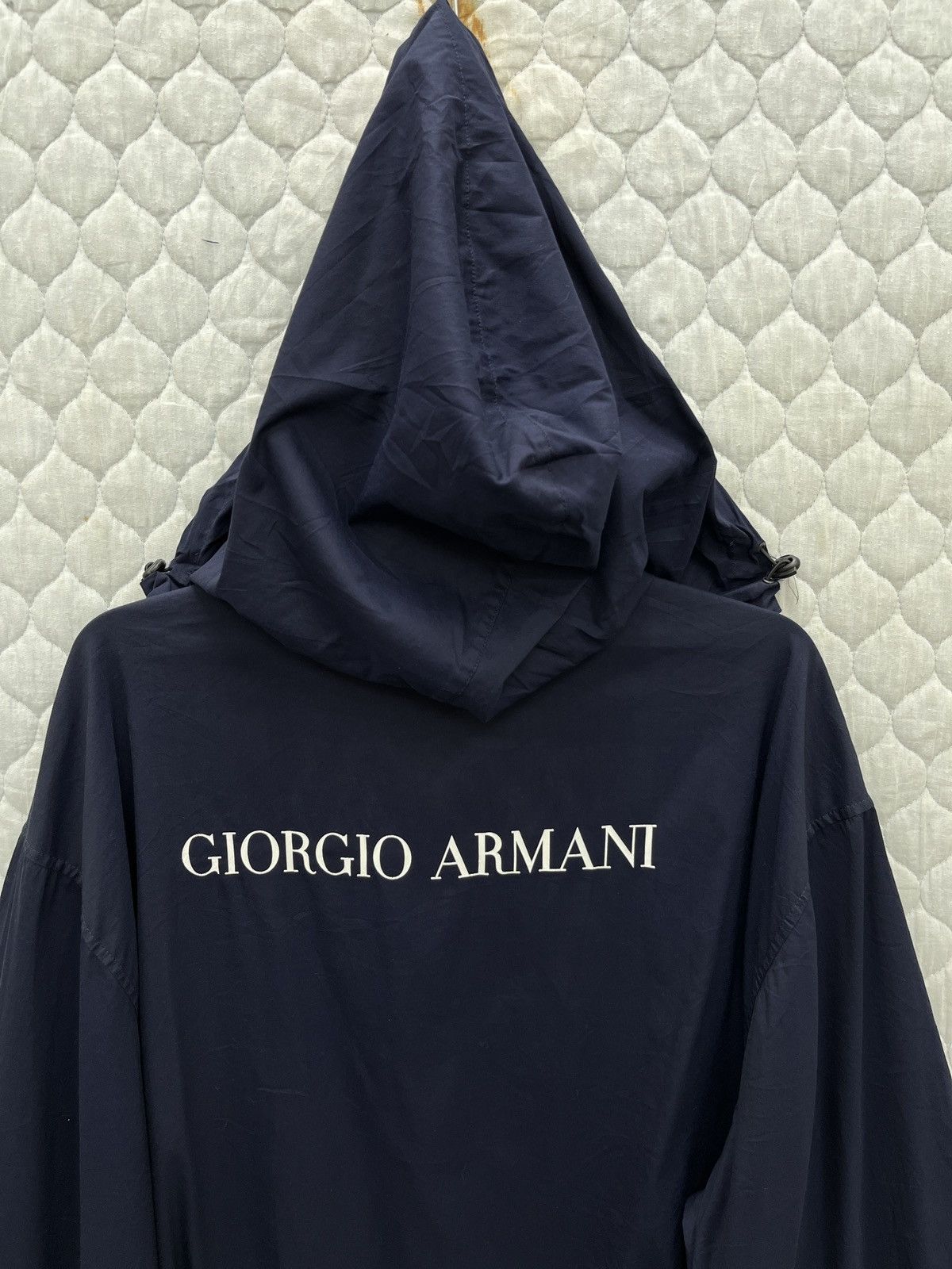 Giorgio Armani 🔥🔥🔥ARCHIVE GIORGIO ARMANI HOODIE LIGHT JACKET Size US L / EU 52-54 / 3 - 4 Thumbnail