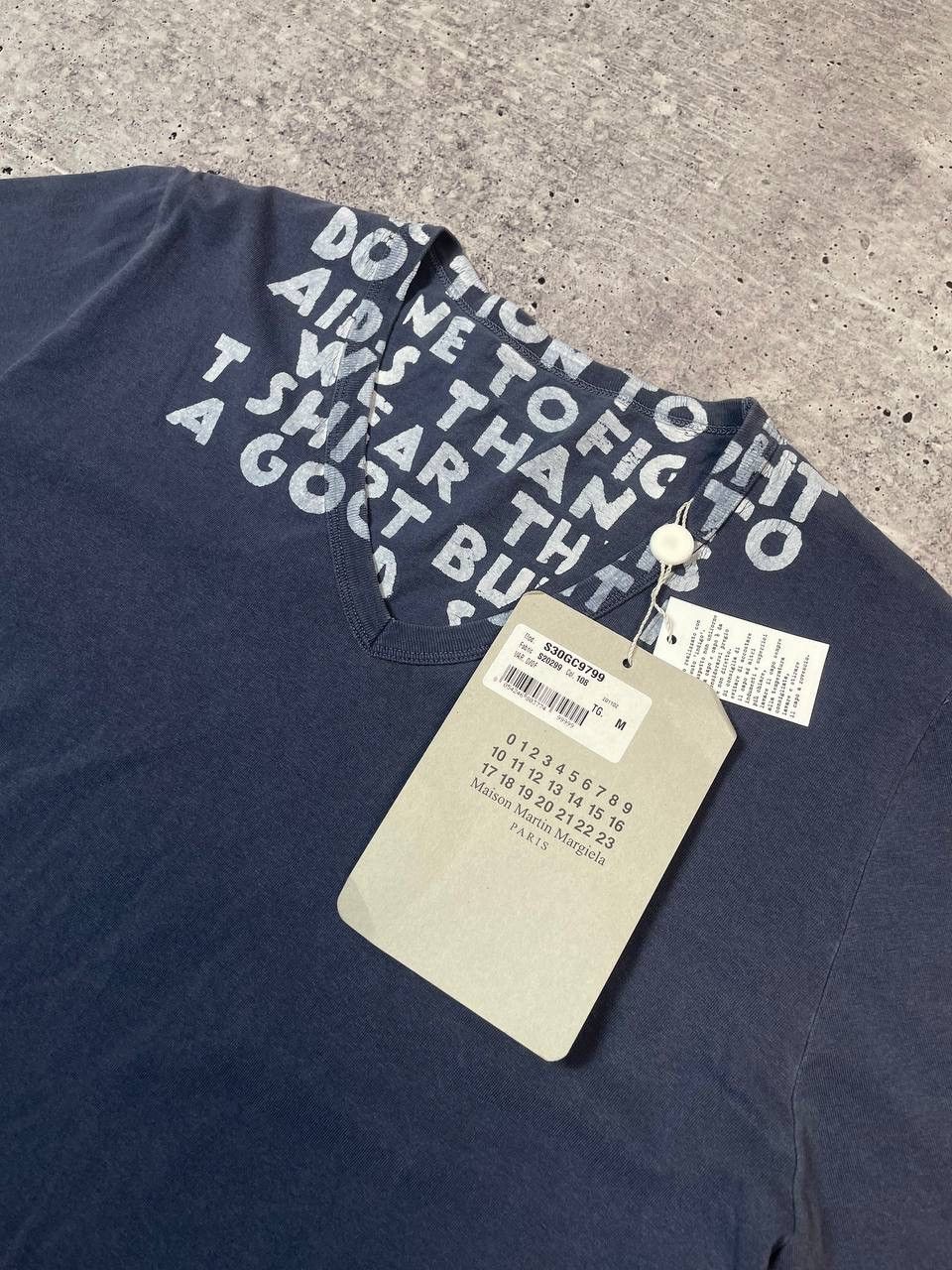 Maison Margiela New Maison Margiela V Neck Washed Tee T-Shirt Y2K Size US M / EU 48-50 / 2 - 5 Thumbnail