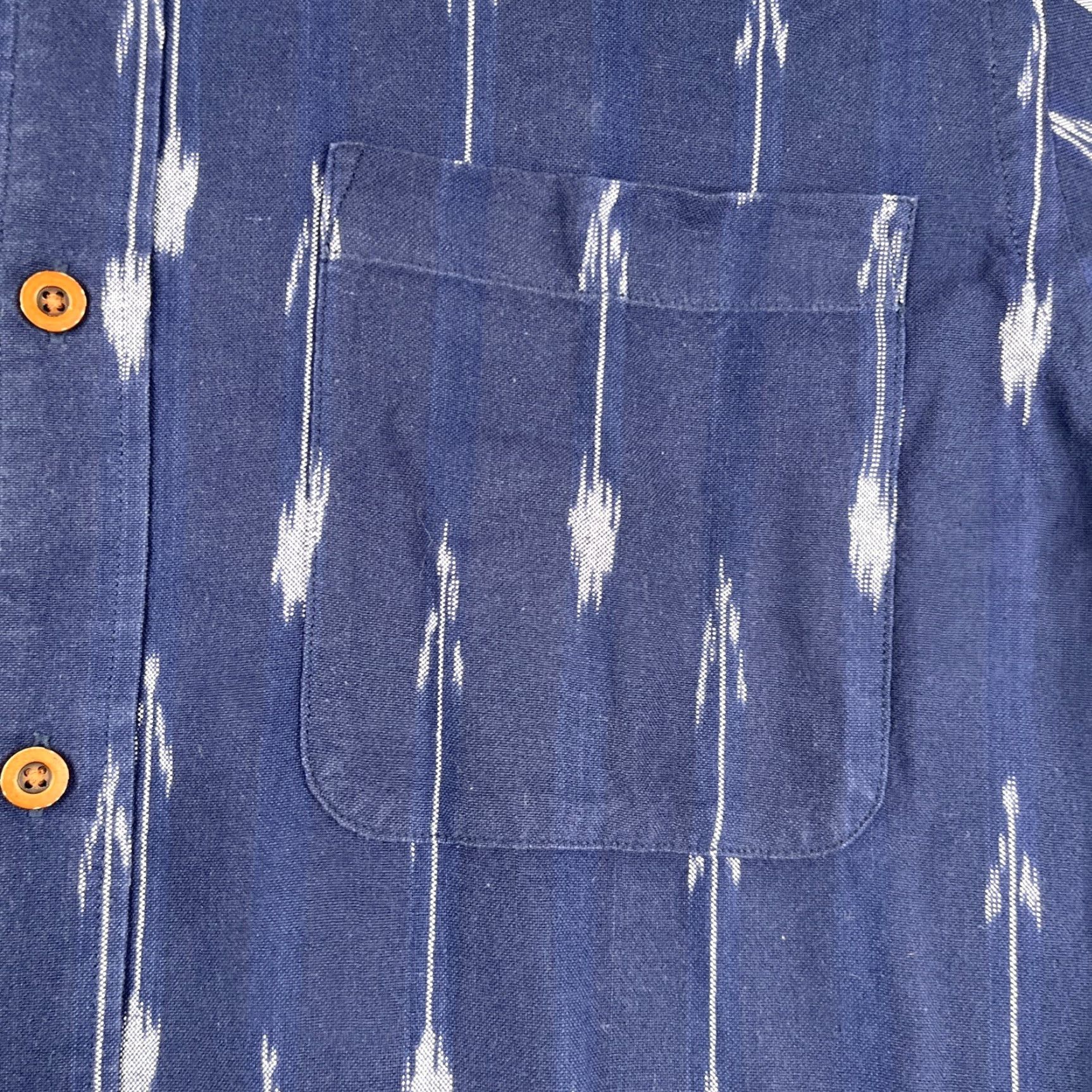 Orvis Orvis Arrow Print Casual Outdoor Shirt M Navy Short Sleeve Button Up Pocket Size US M / EU 48-50 / 2 - 2 Thumbnail