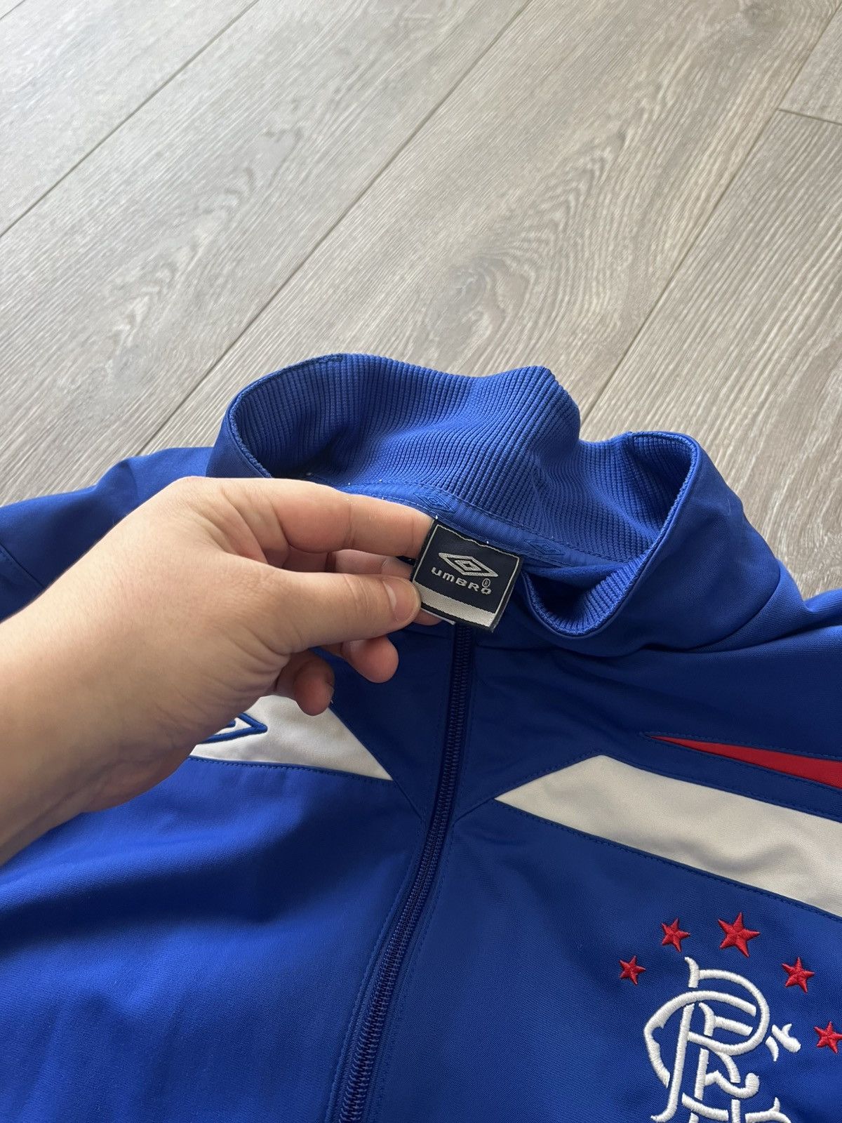 Umbro × Vintage Vintage Umbro Rangers Football Track Jacket Soccer Size US XXL / EU 58 / 5 - 5 Thumbnail